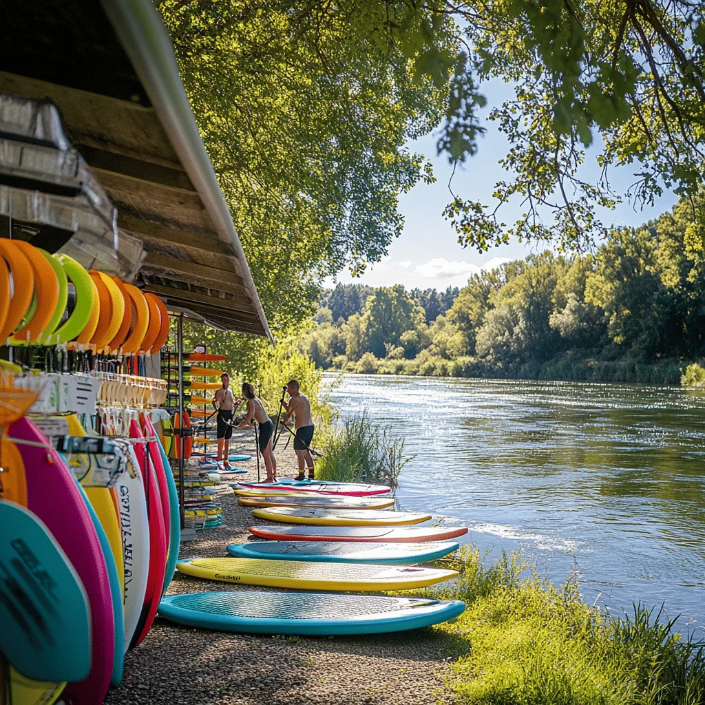 Zapůjčení paddleboard setu v centru Budějovic: den, víkend i týden