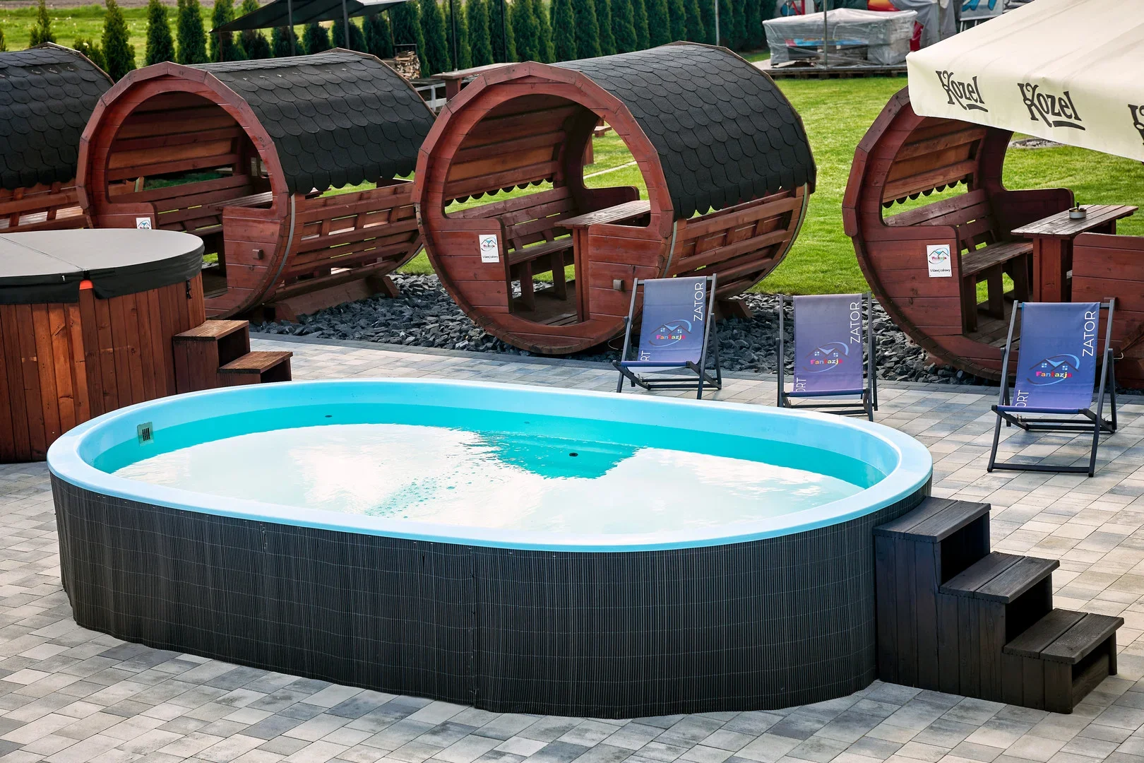 Rodinný pobyt u Energylandie: domek pro 6 osob, wellness zóna a vstup do zábavního Fantazja Parku