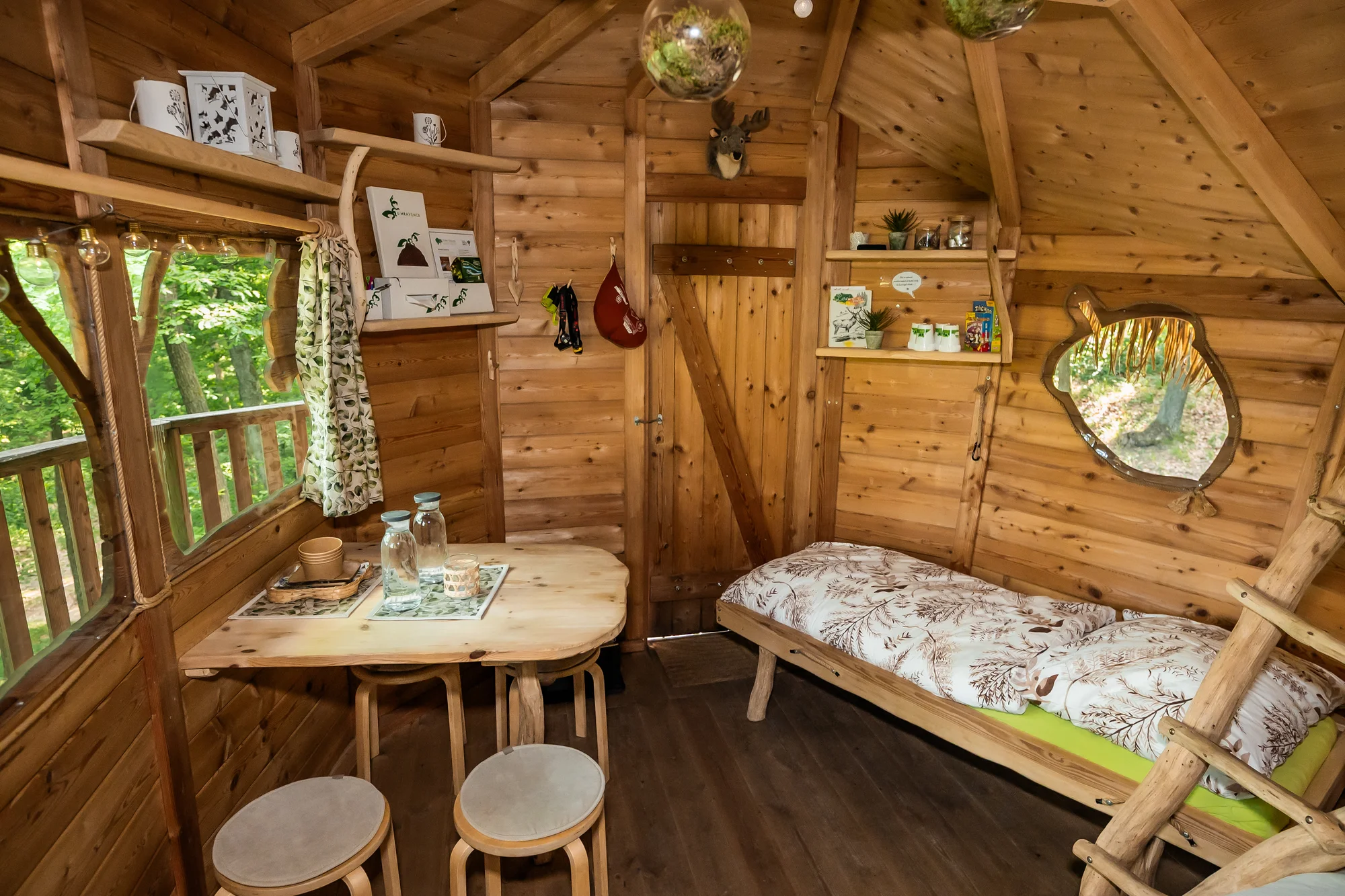 Tree house na kraji Brna: ubytování v souladu s přírodou i úniková šifrovací hra pro zábavu