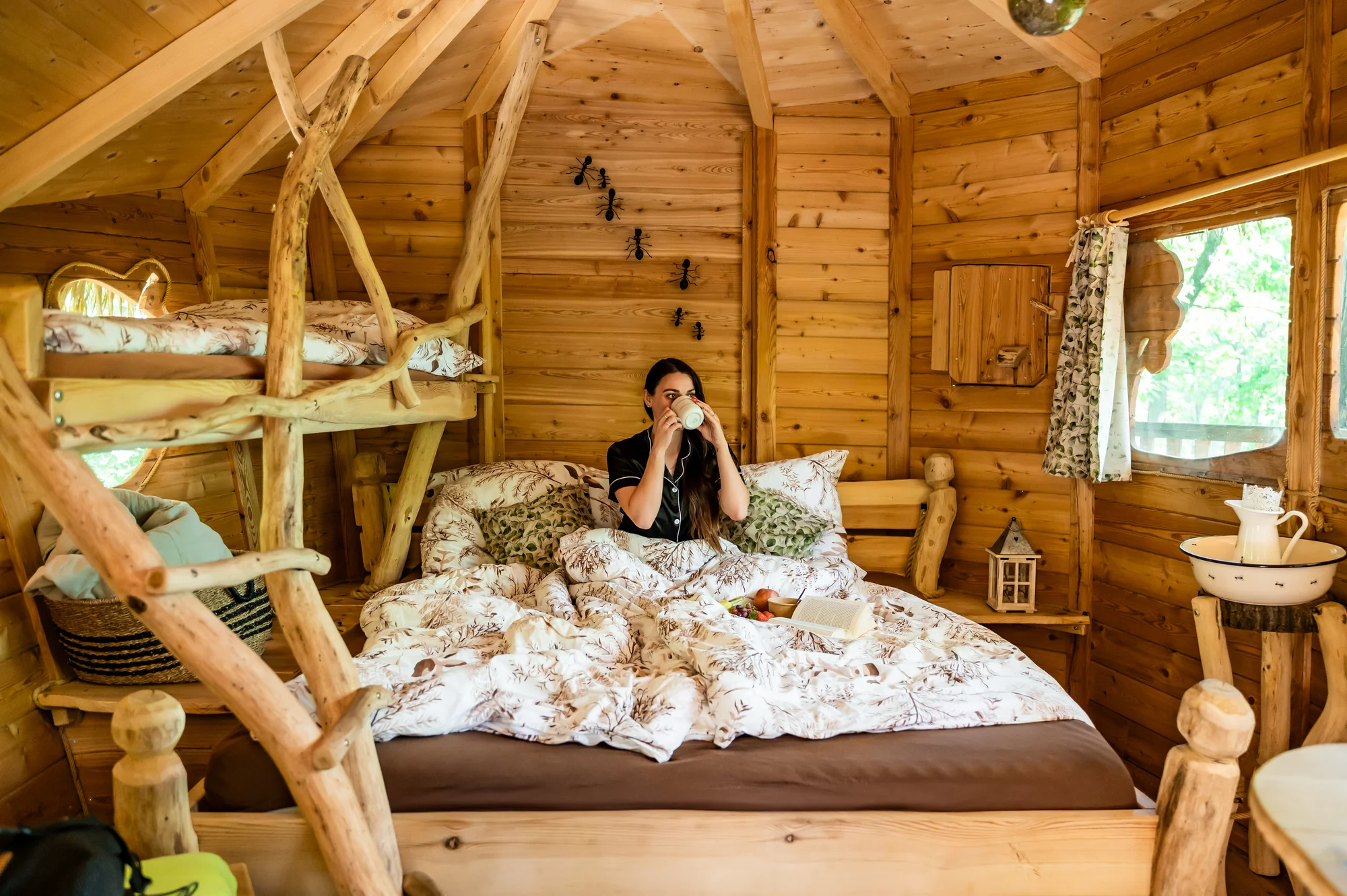Tree house na kraji Brna: ubytování v souladu s přírodou i úniková šifrovací hra pro zábavu