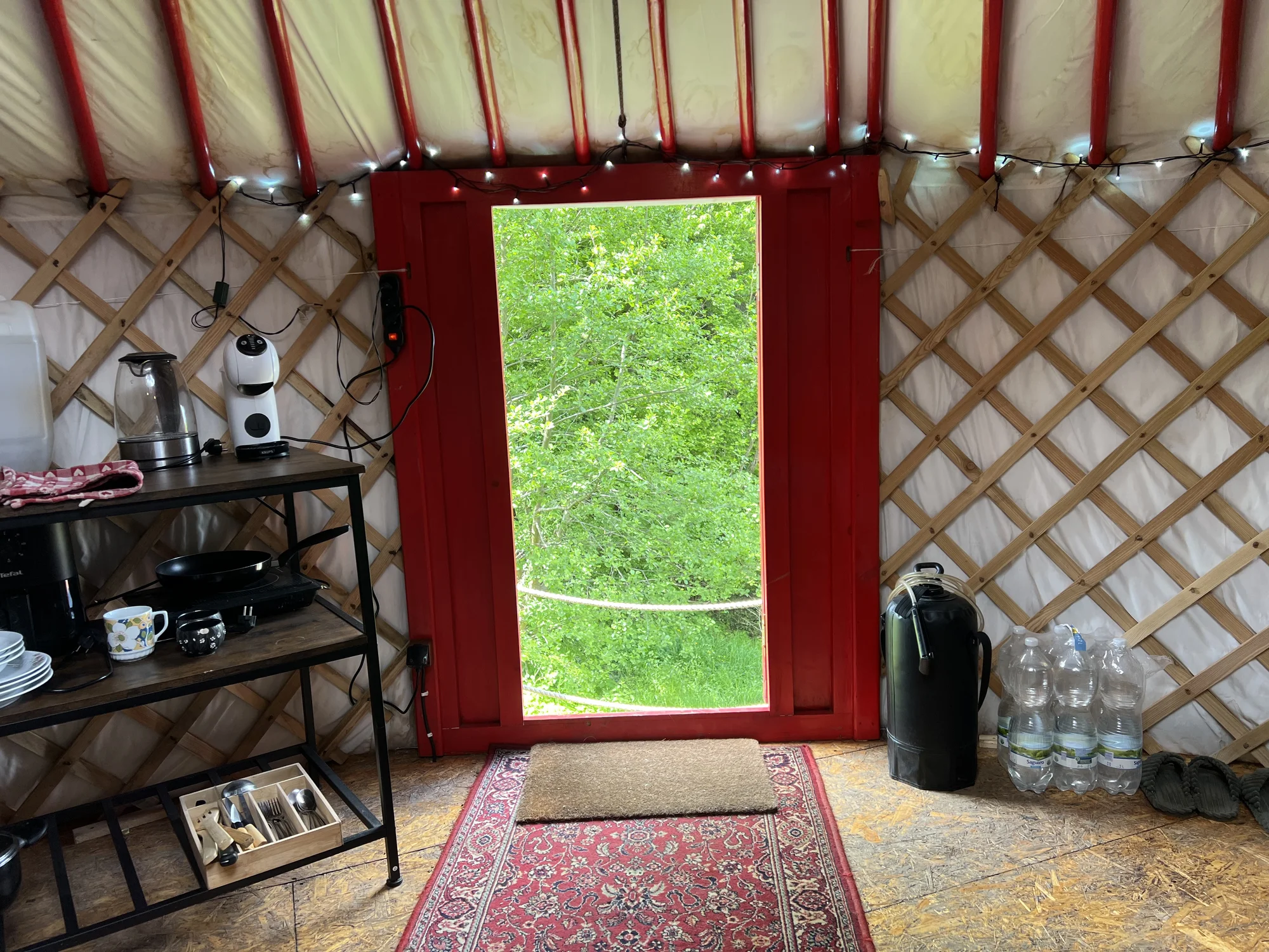Glamping: zrelaxujte v mongolské jurtě s otevřeným výhledem na noční oblohu, až pro 3 osoby, vč. snídaně