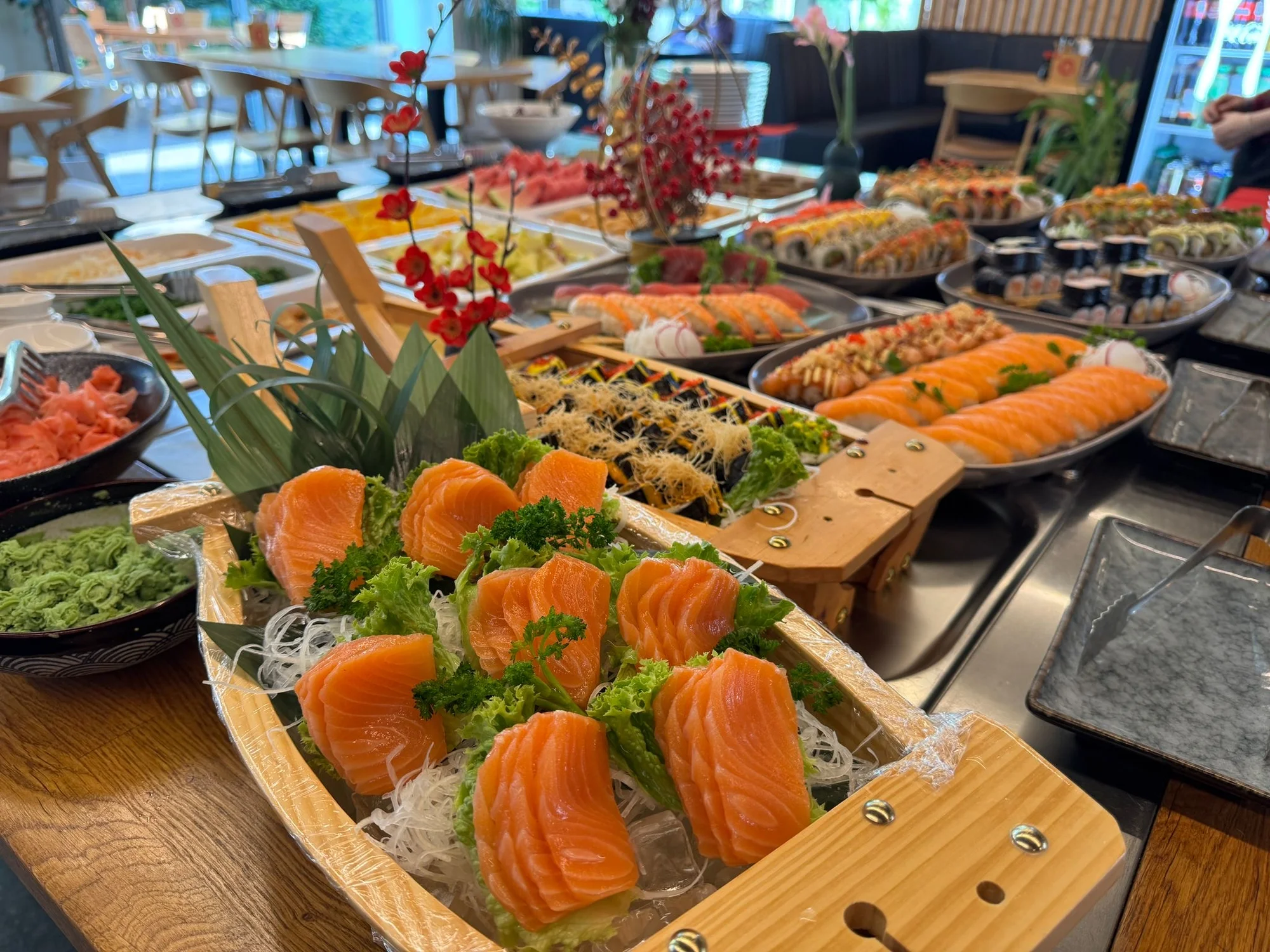 All you can eat bufet v Karlíně: asijská kuchyně, sushi, saláty a další dobroty