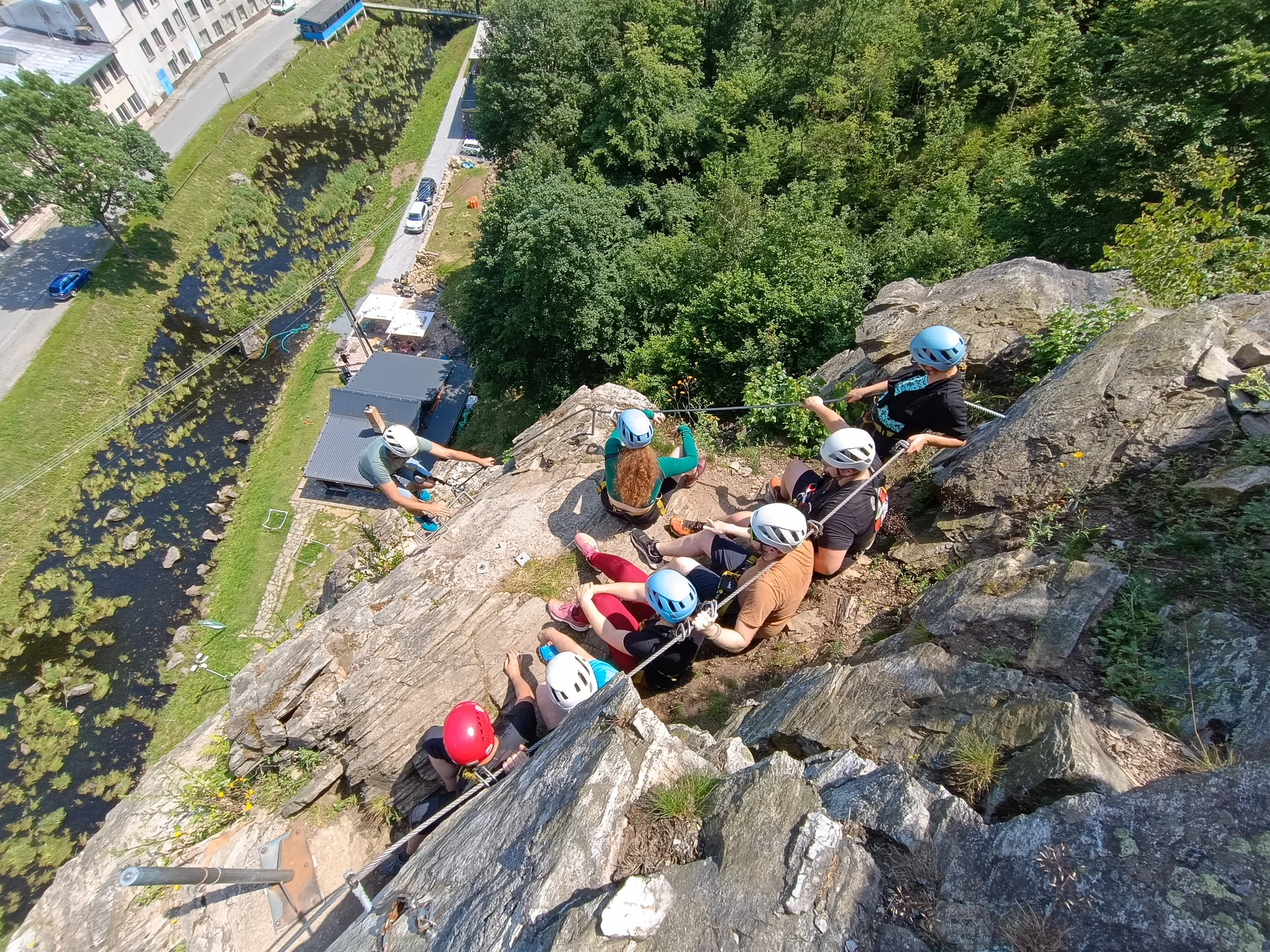 Ferrata Vír s průvodcem pro děti i dospělé: skupinově či individuálně