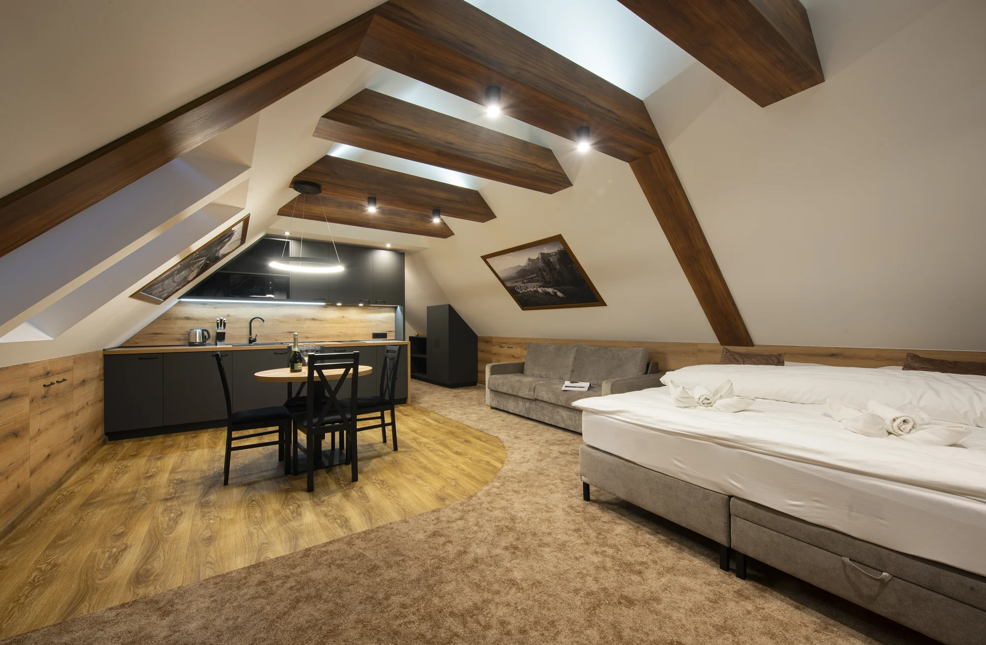Penzion s výhledem na Belianské Tatry: snídaně, neomezený wellness a nové apartmány