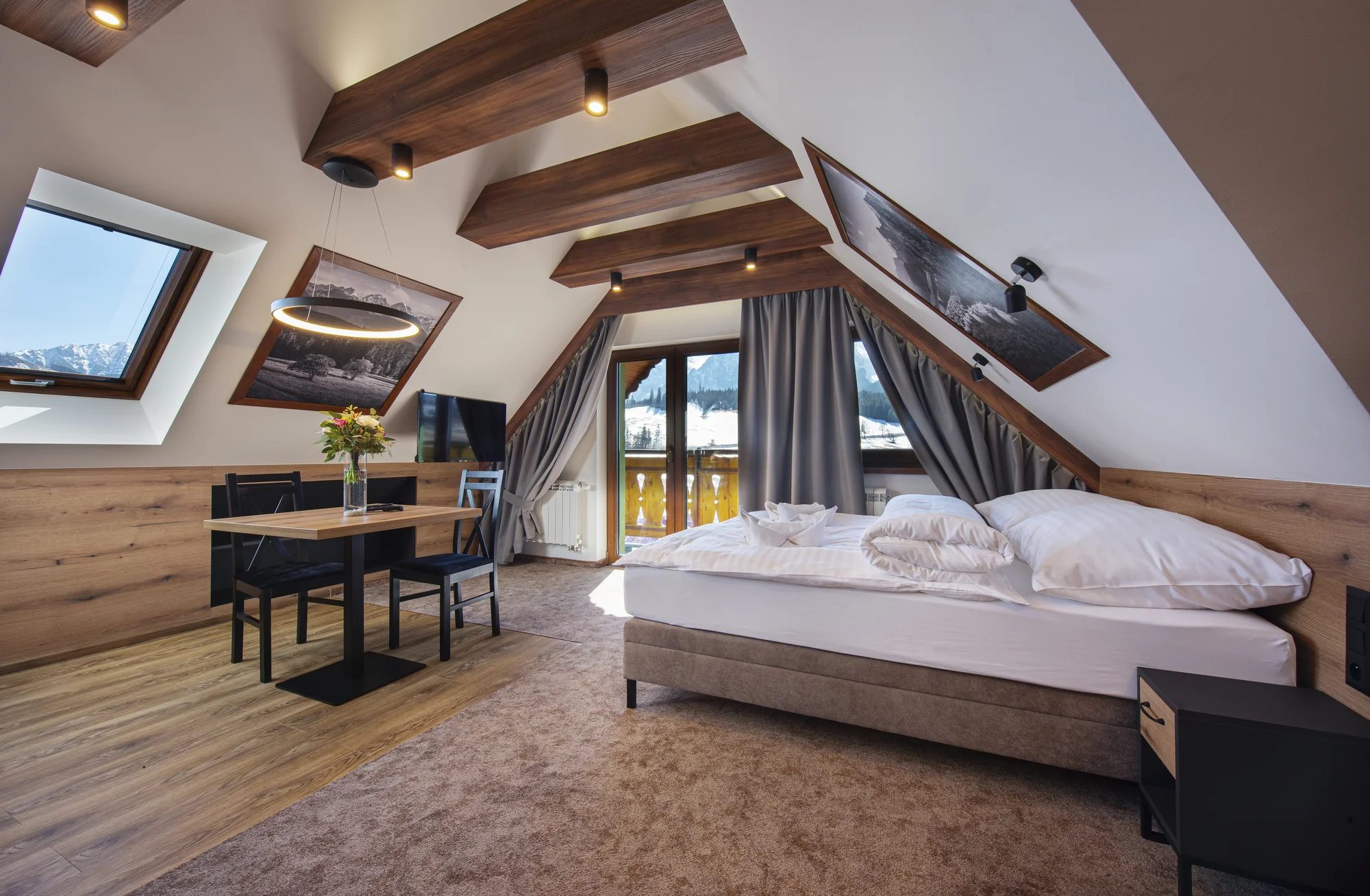 Penzion s výhledem na Belianské Tatry: snídaně, neomezený wellness a nové apartmány