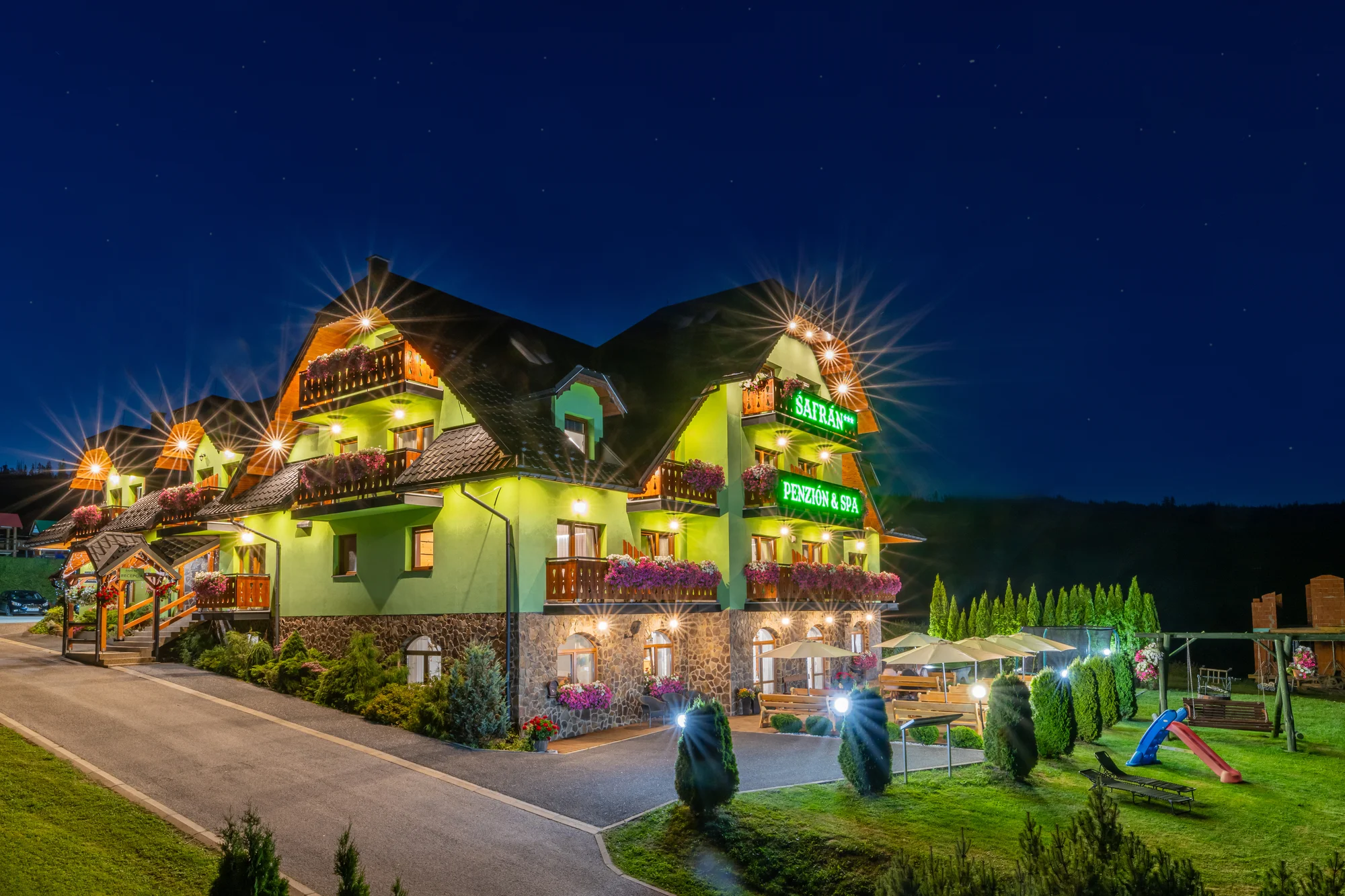 Penzion s výhledem na Belianské Tatry: snídaně, neomezený wellness a nové apartmány