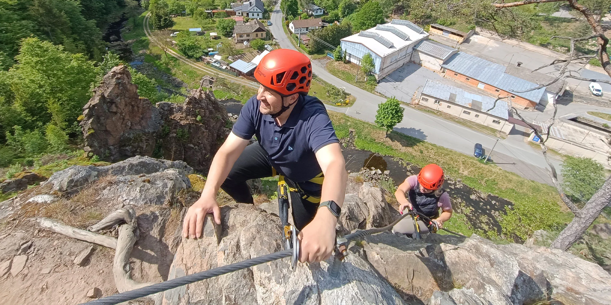 Ferrata Vír s průvodcem: skupinově či individuálně