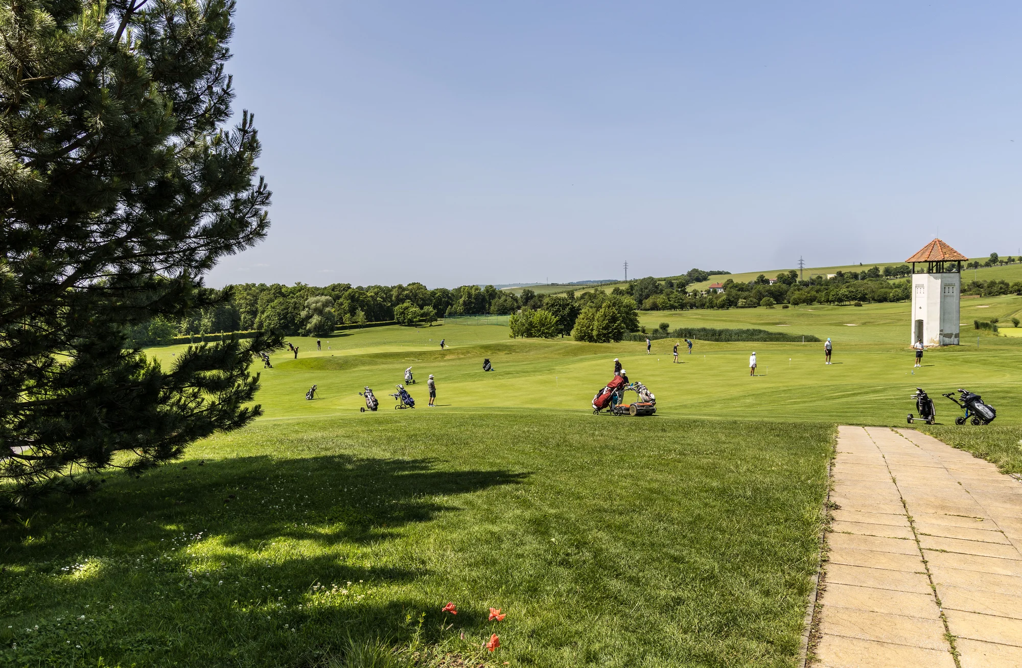 Pohoda ve Slavkově u golfového hřiště: snídaně či polopenze a víno