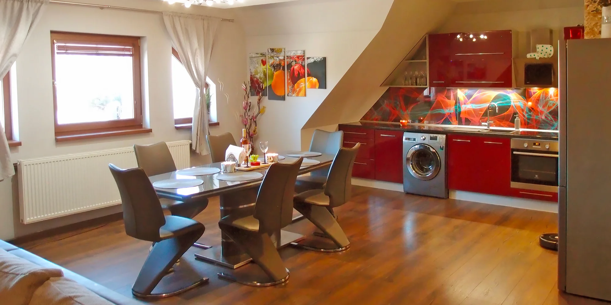 Prostorný apartmán pod Nízkými Tatrami až pro 6 osob: kuchyně, sauna, zahrada