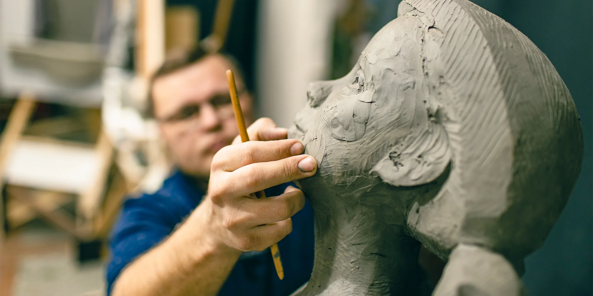Sochařský workshop pro 1 až 2 osoby s ukázkami profi tvorby