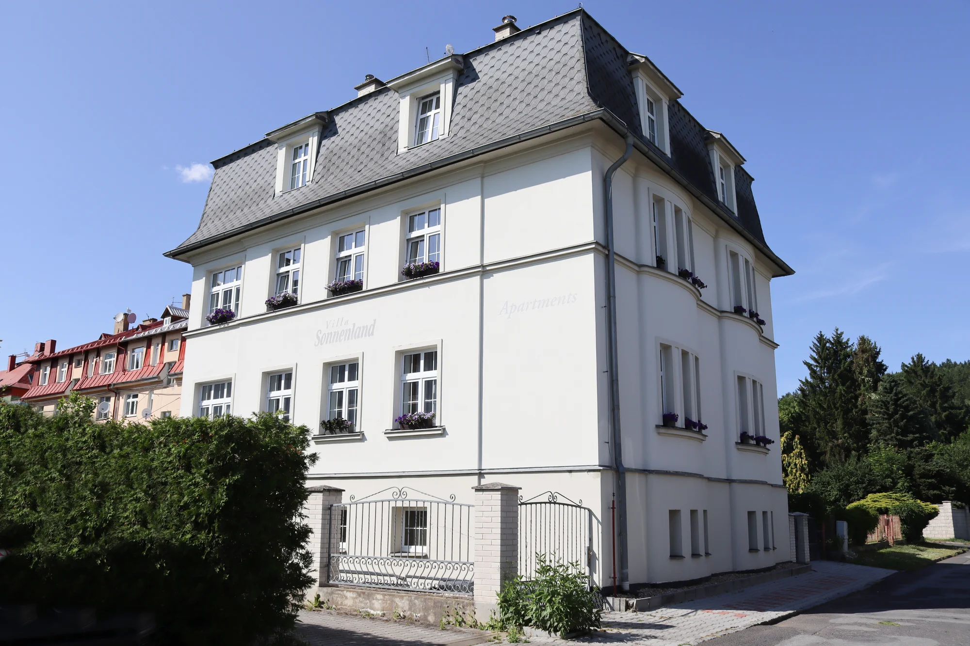 Komfortní apartmány v klidné části Mariánských Lázní až pro 4 osoby