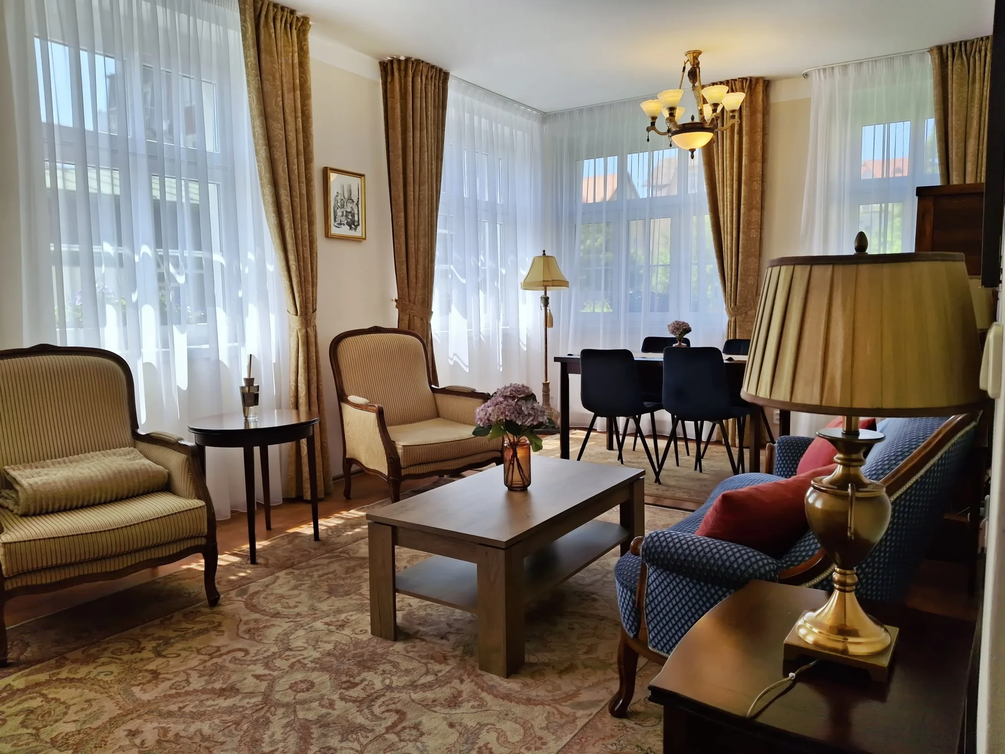 Komfortní apartmány v klidné části Mariánských Lázní až pro 4 osoby