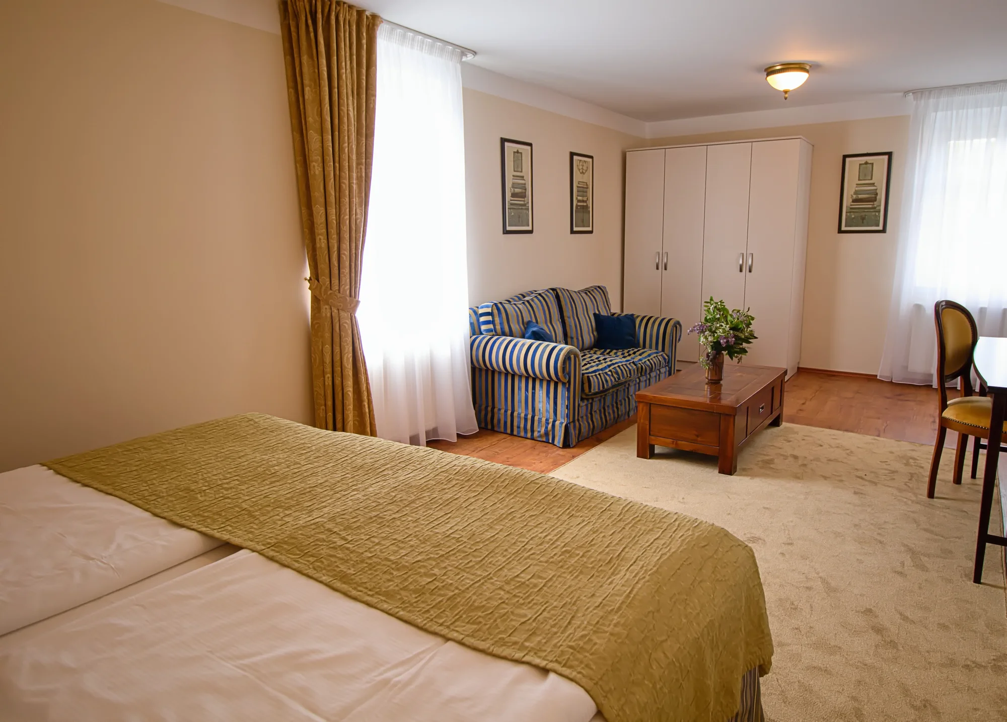 Komfortní apartmány v klidné části Mariánských Lázní až pro 4 osoby