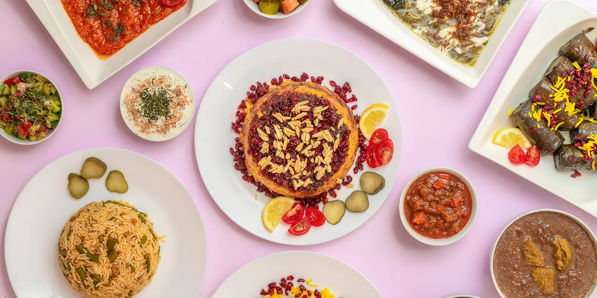 Perské menu pro 2–4 osoby: originální pokrmy i nápoje