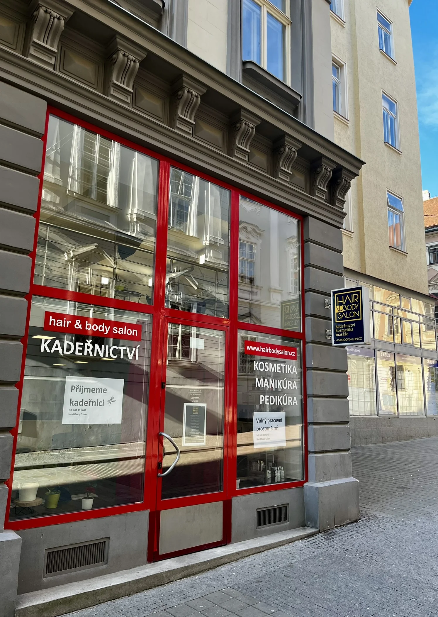 Pánský střih v salonu v centru Brna