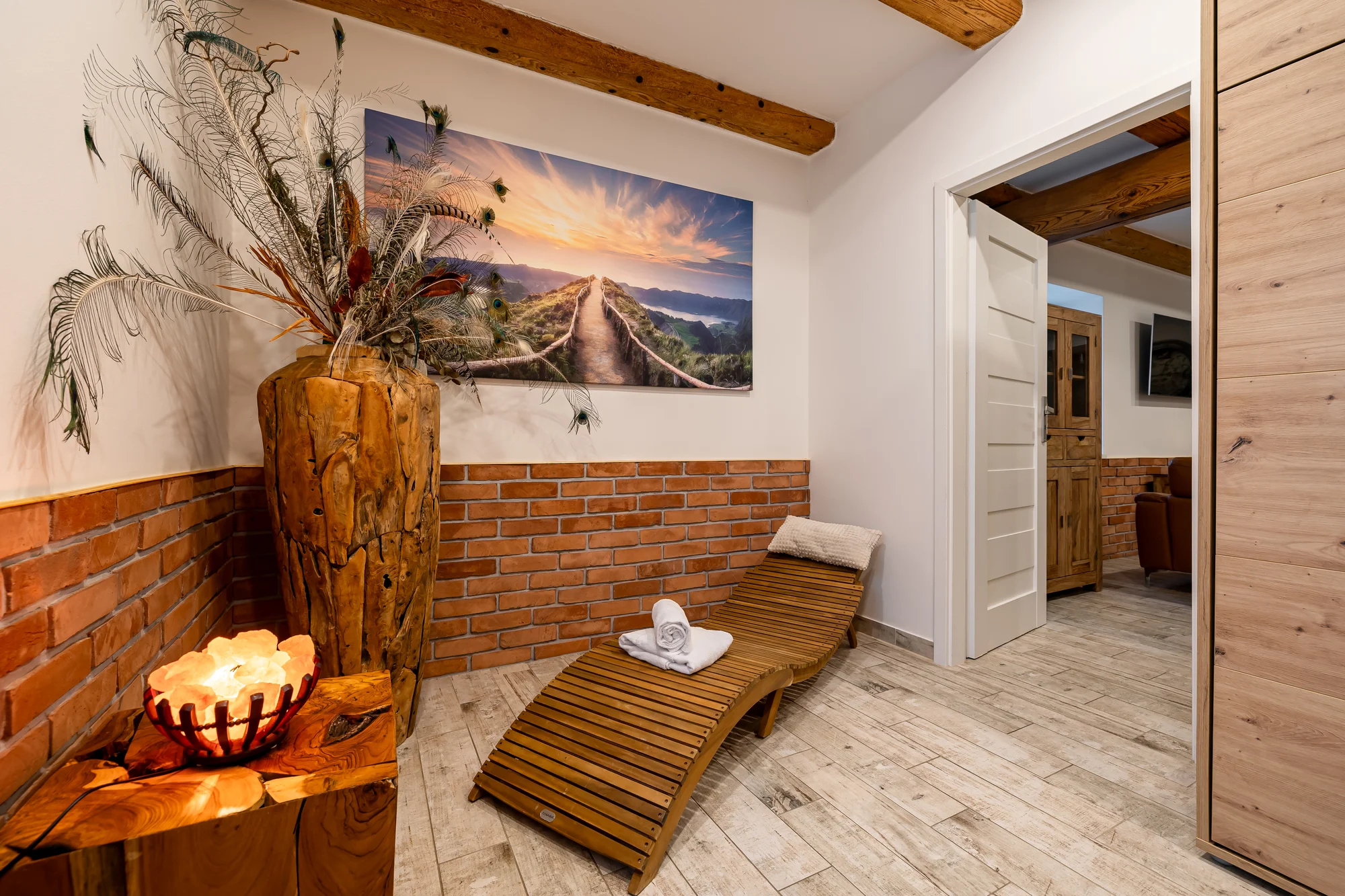 Relax apartmán: vlastní vířivka se slanou vodou, sauna i možnost snídaně