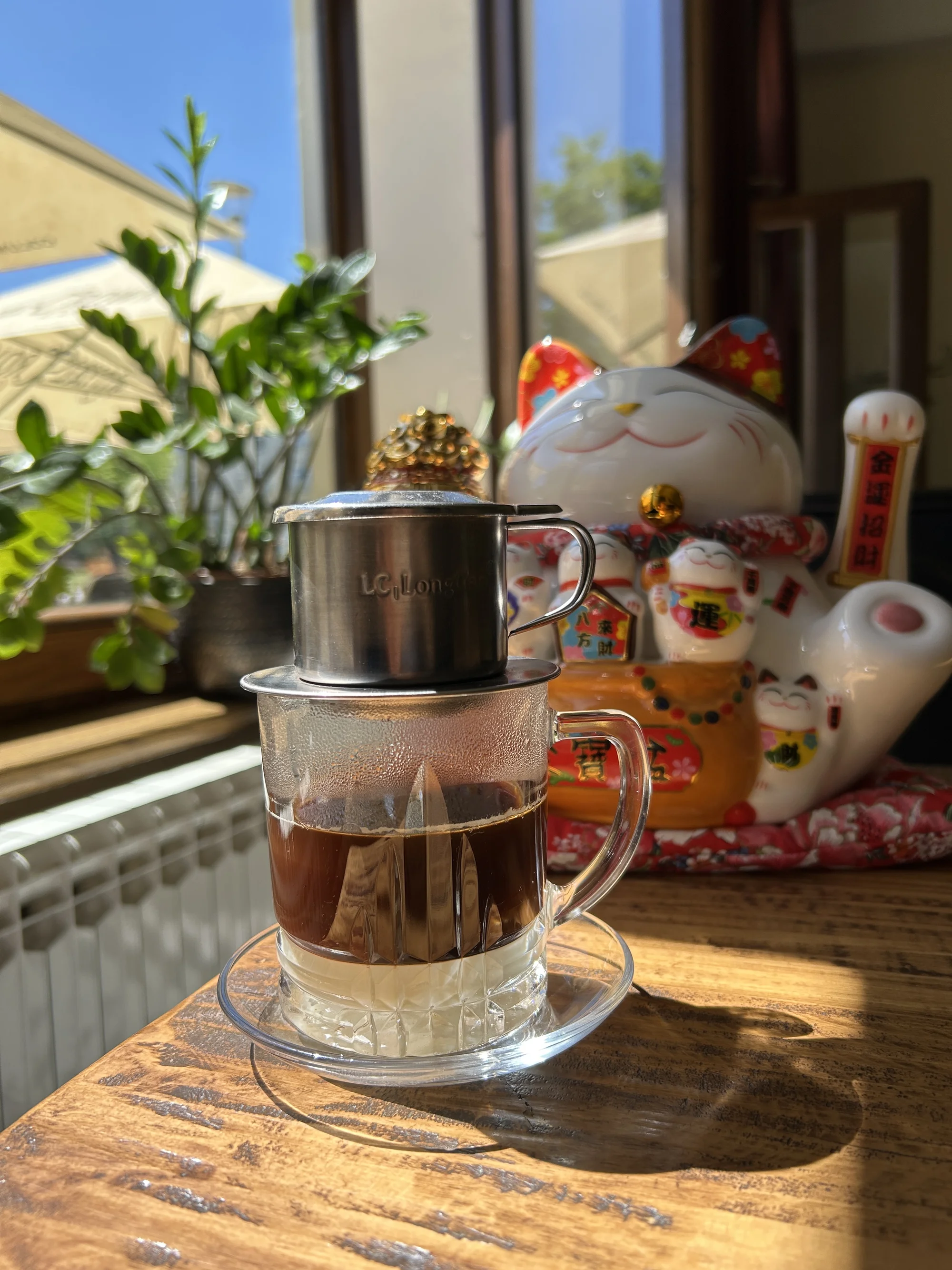 Spojení filtru a kondenzovaného mléka: vietnamská káva v kavárně U Zlaté koruny pro 1 či 2 osoby