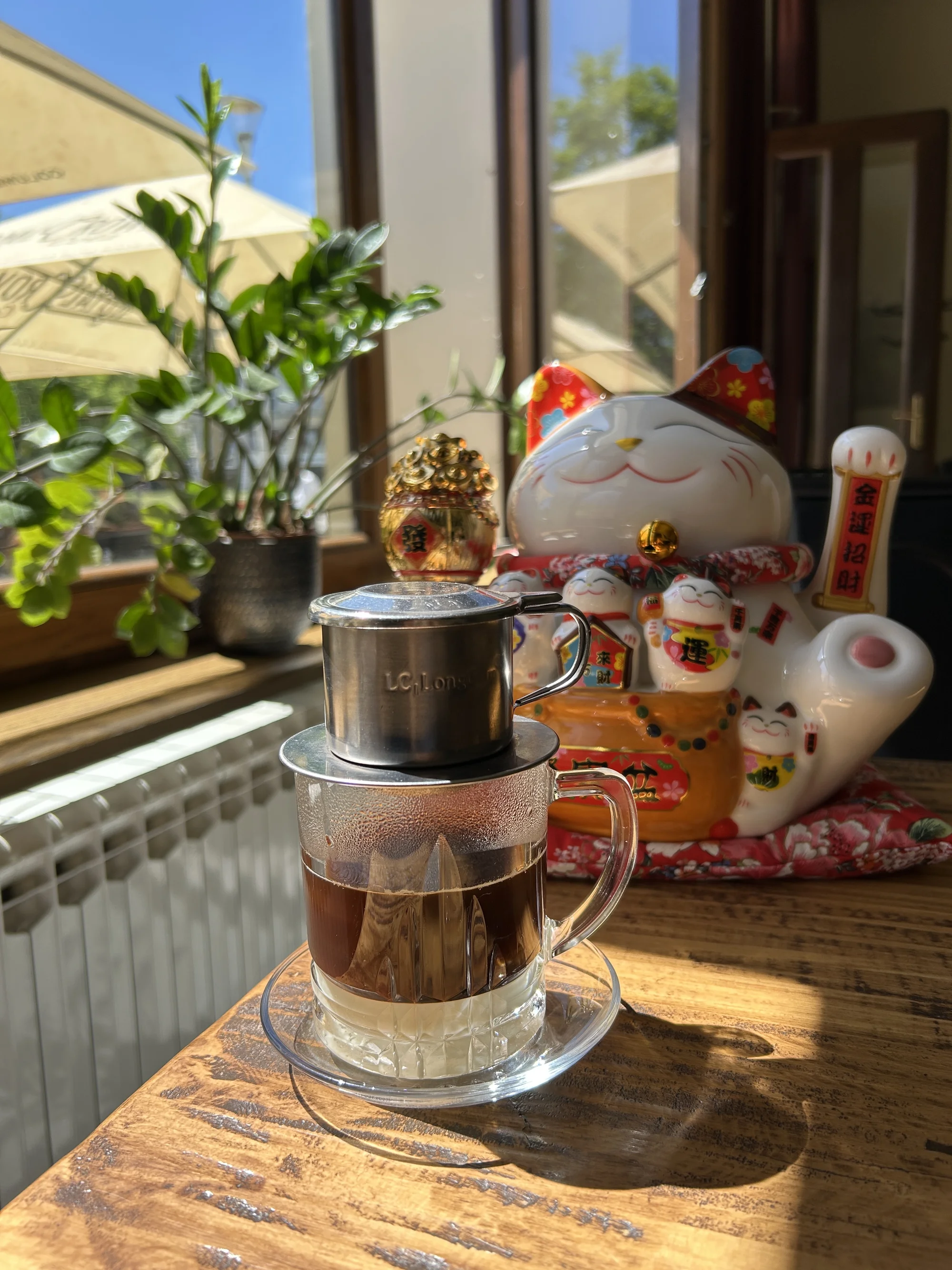 Spojení filtru a kondenzovaného mléka: vietnamská káva v kavárně U Zlaté koruny pro 1 či 2 osoby