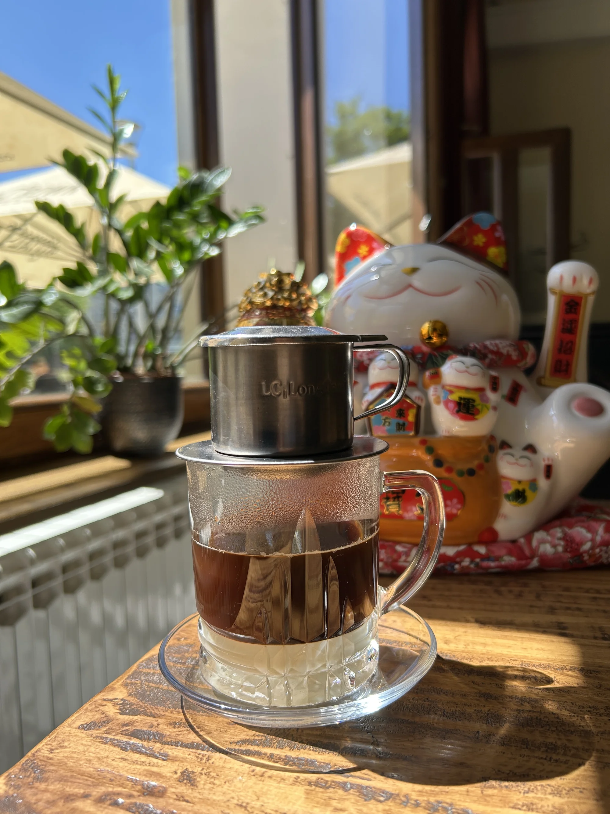 Spojení filtru a kondenzovaného mléka: vietnamská káva v kavárně U Zlaté koruny pro 1 či 2 osoby