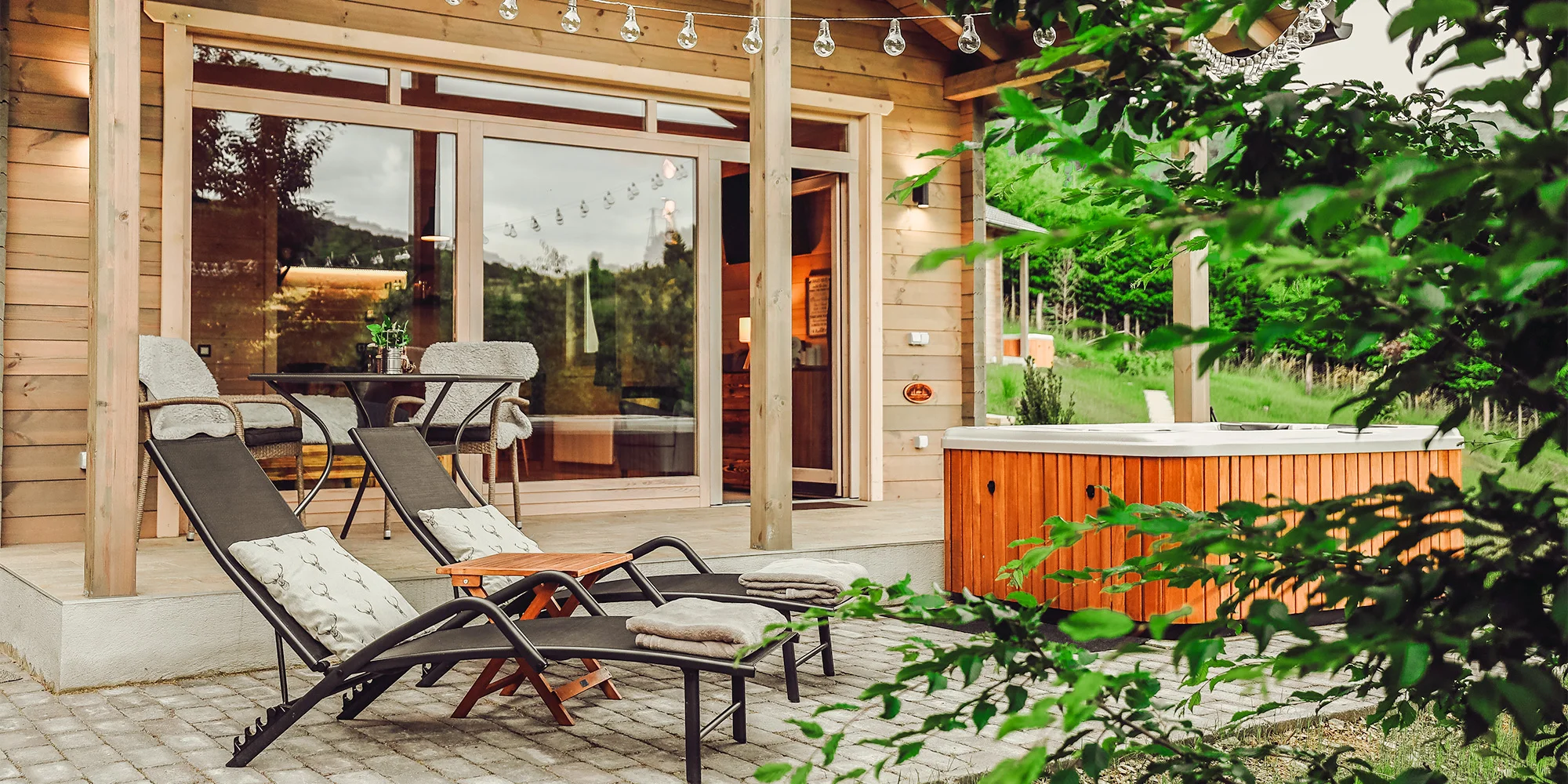 Luxusní chalet s vířivkou, saunou a snídaní či polopenzí