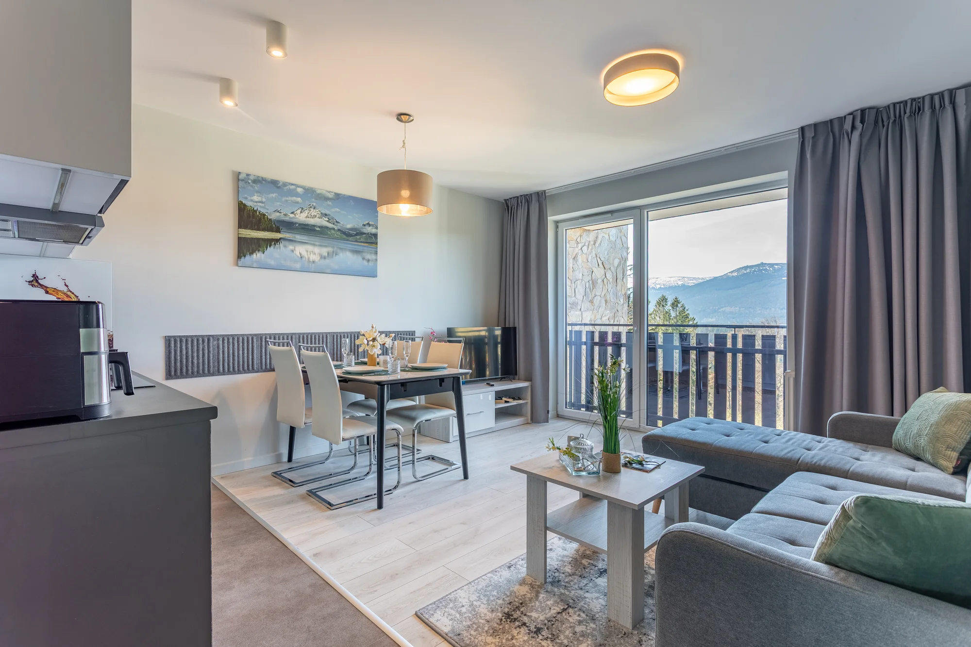 Szklarska Poręba: moderní apartmány, neomezeně wellness, možnost snídaní