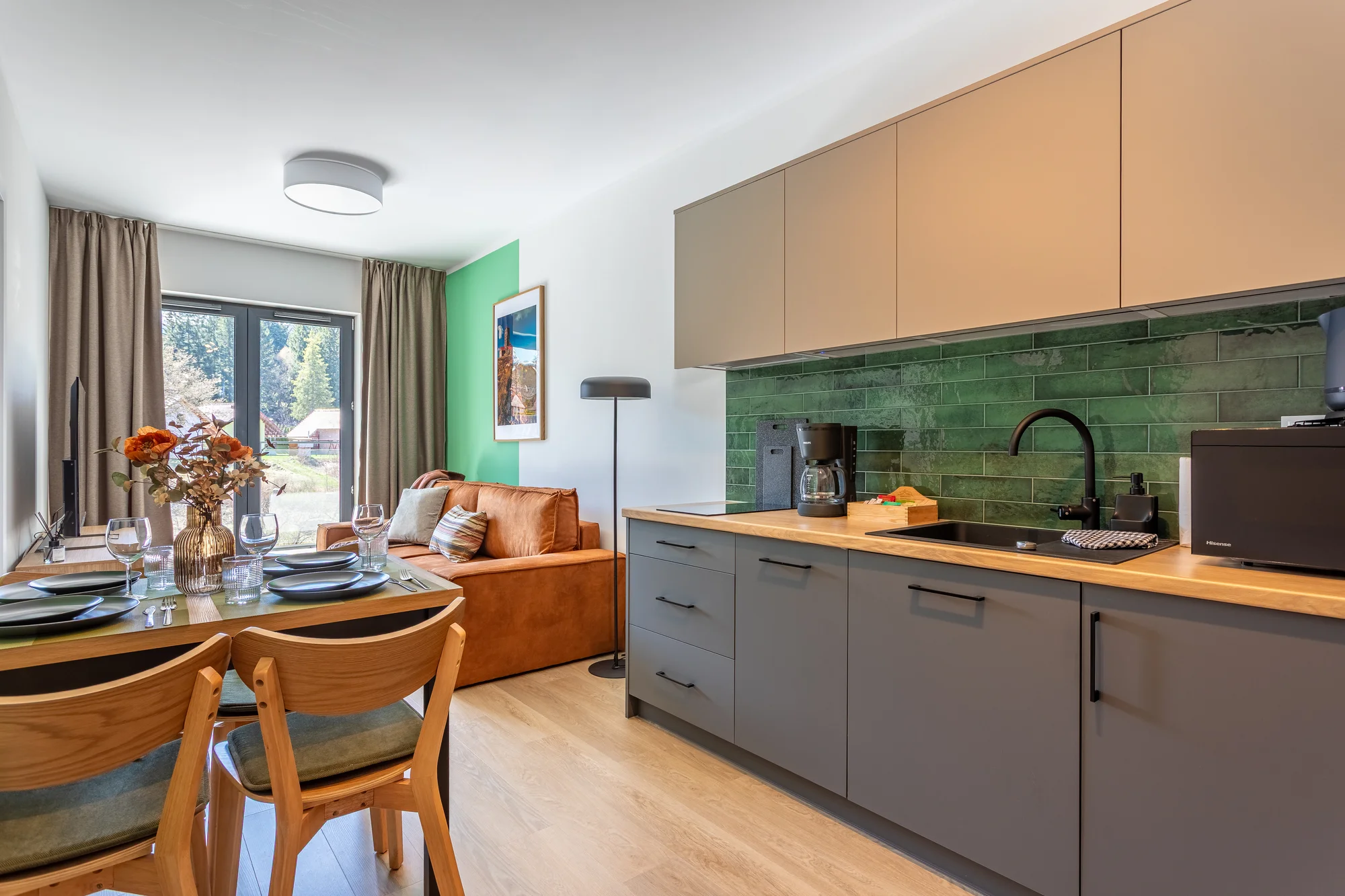 Szklarska Poręba: moderní apartmány, neomezeně wellness, možnost snídaní