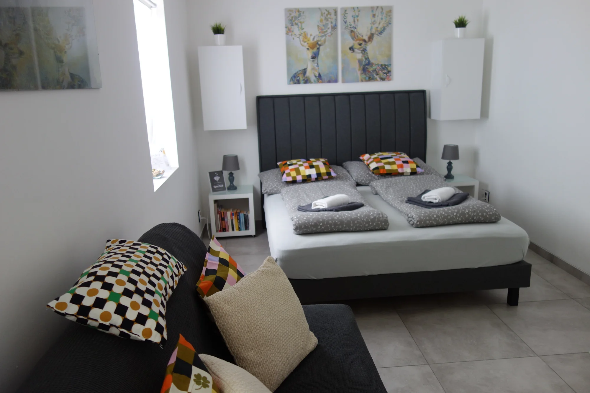 Nově zrekonstruovaný komfortní apartmán u Lipna až pro 4 osoby