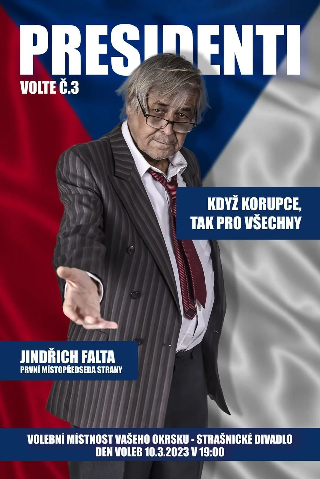 Představení Presidenti aneb sex, drogy a trampoty ve Strašnickém divadle