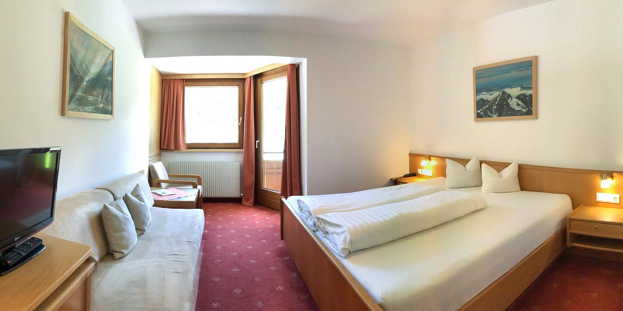 Pitztalský ledovec: penzion v 1700 m n. m., regionální snídaně i luxusní wellness