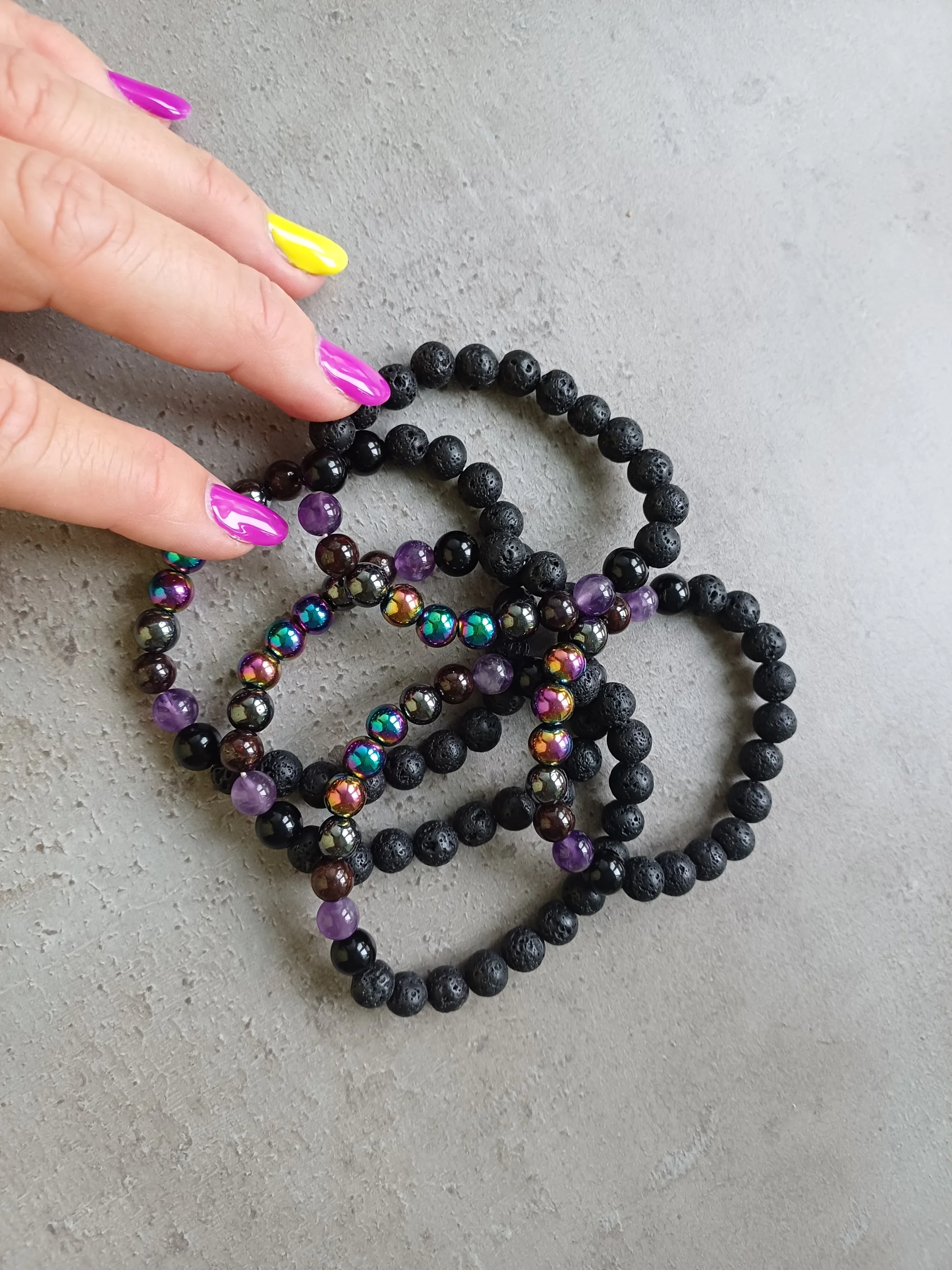 Workshop výroby 5 boho náramků z minerálů i jablonecké bižuterie