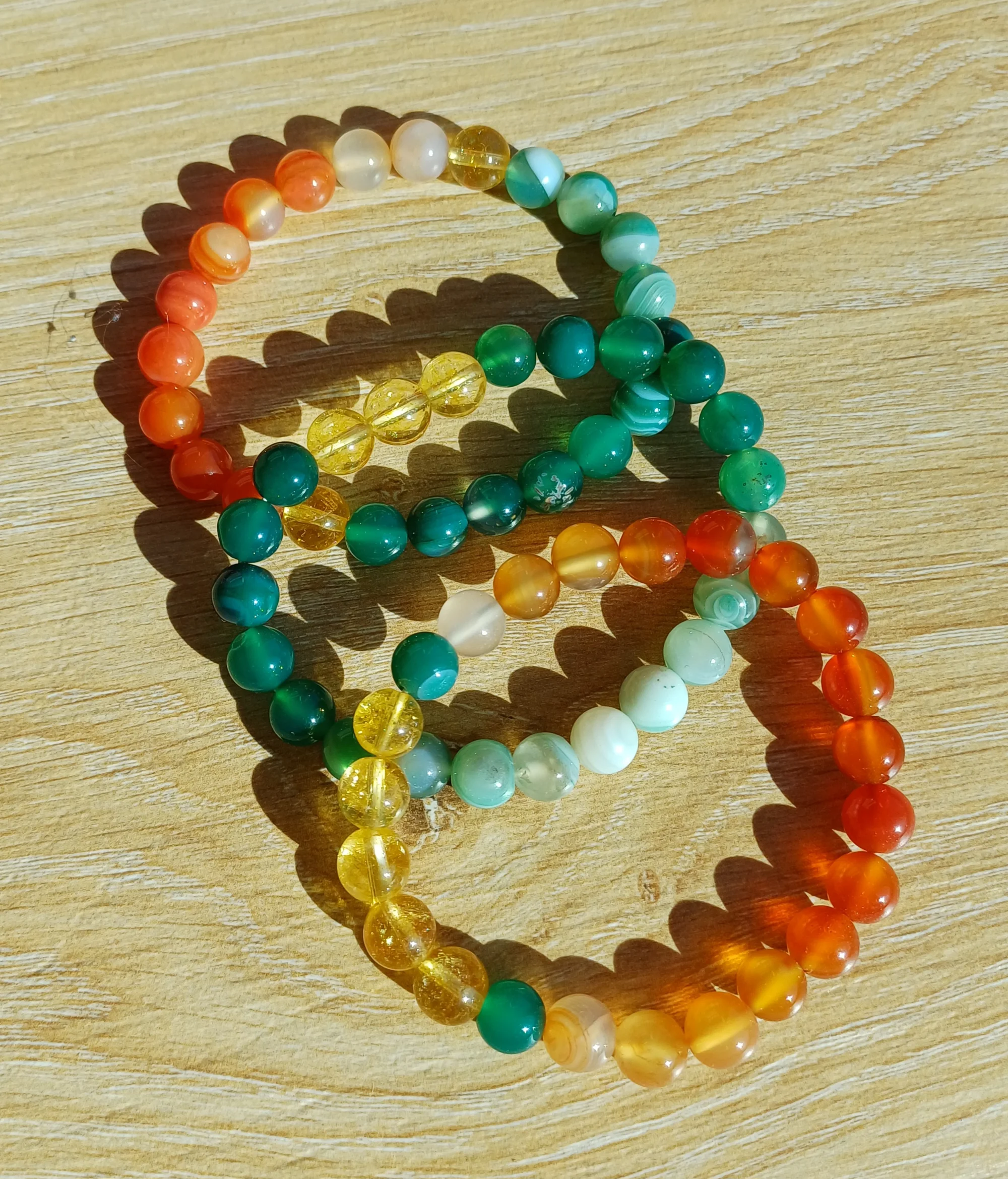 Workshop výroby 5 boho náramků z minerálů i jablonecké bižuterie