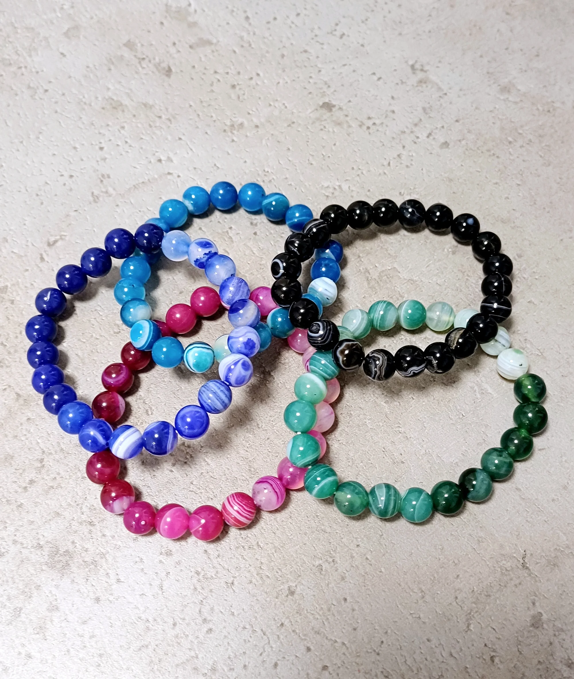 Workshop výroby 5 boho náramků z minerálů i jablonecké bižuterie