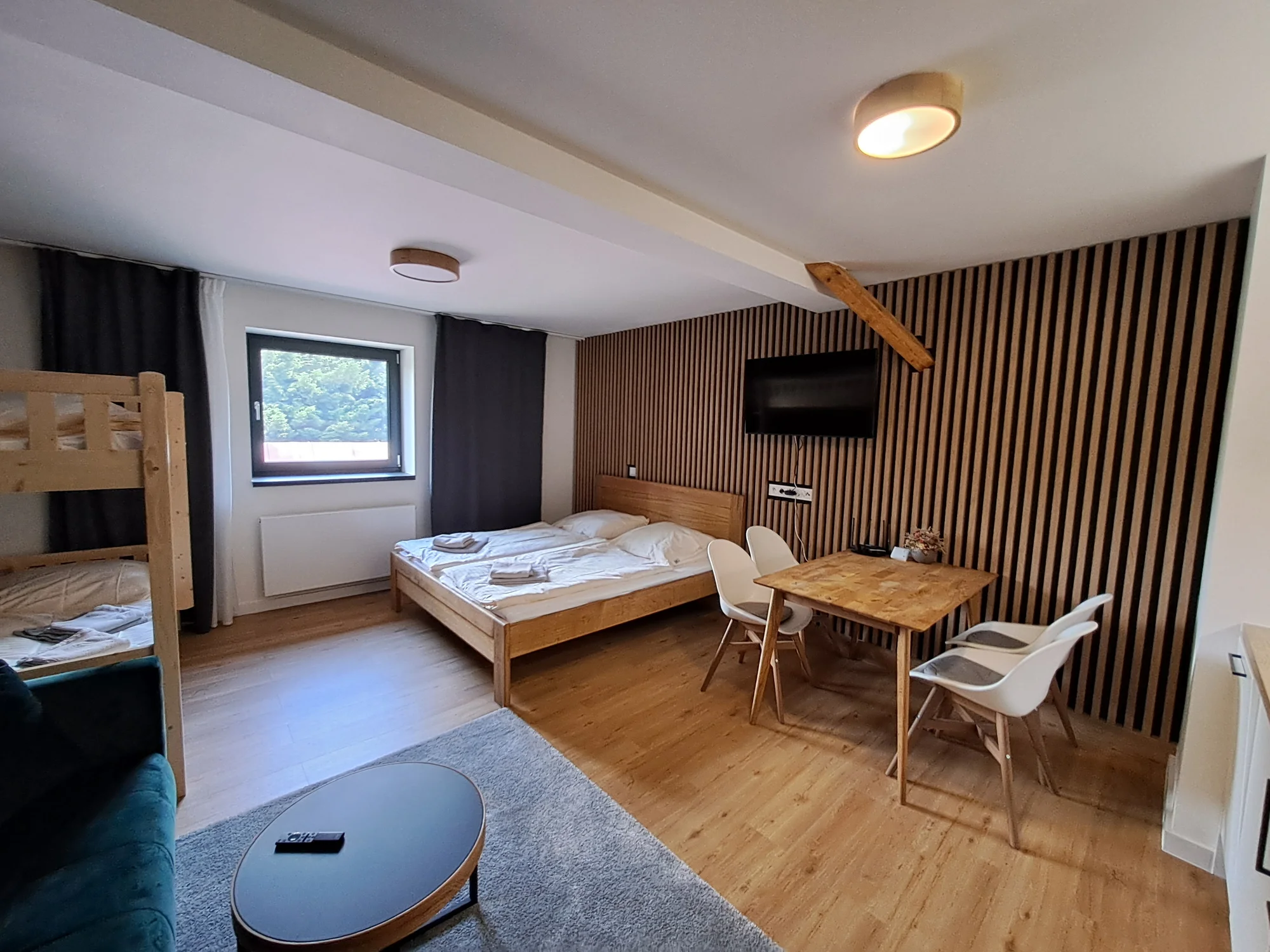 Krásné apartmány na Šumavě až pro 4 osoby i balíčky s privátním wellness