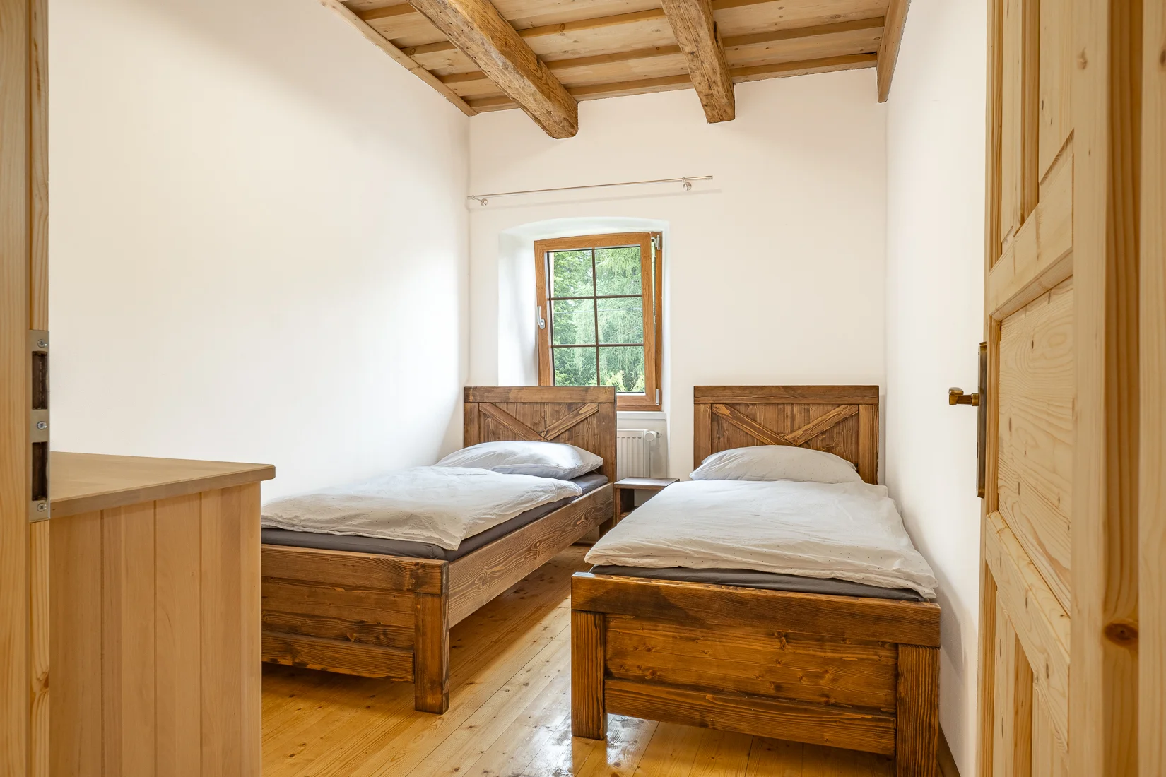 Krásné venkovské apartmány v Jeseníkách pro 2 nebo až 6 osob