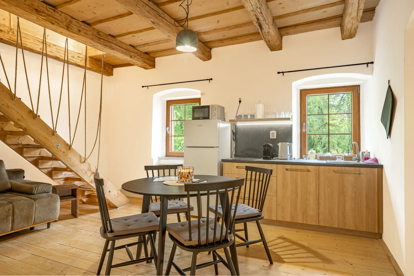 Krásné venkovské apartmány v Jeseníkách pro 2 nebo až 6 osob