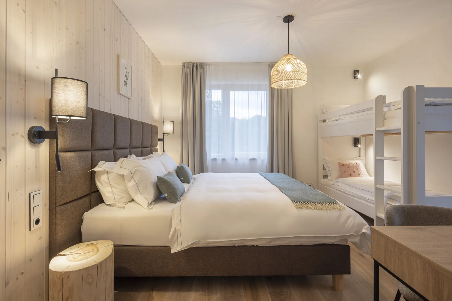 Luxusní dovolená v Jizerských horách: moderní apartmány až pro 7 osob, snídaně, privátní wellness