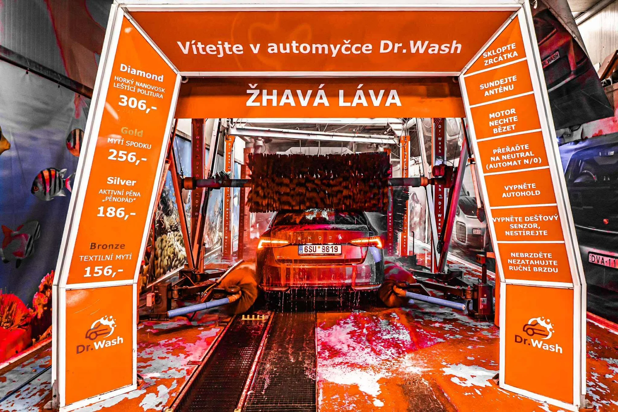 Automyčka Dr. Wash v Mladé Boleslavi: na výběr 4 programy