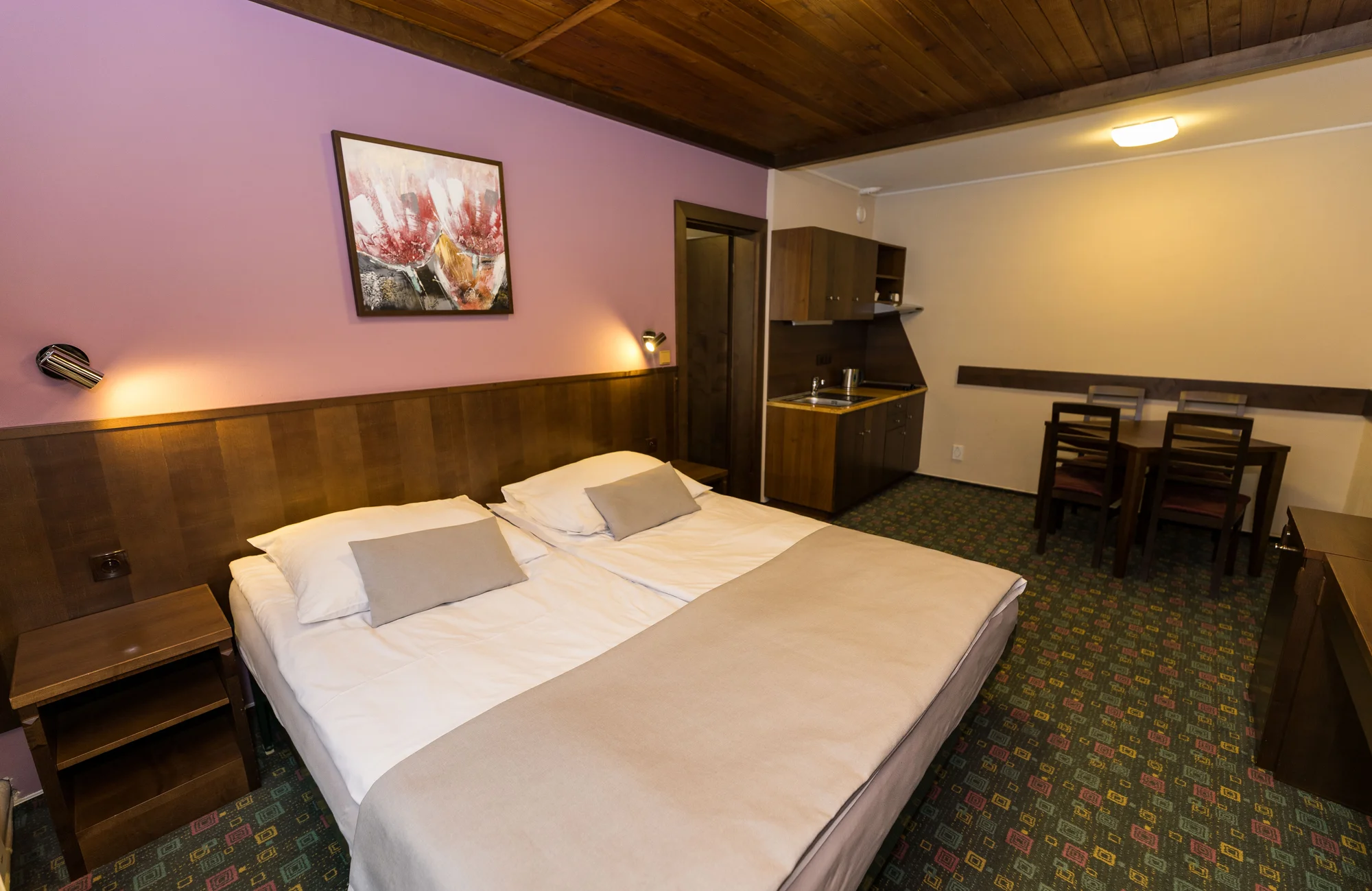 Horský hotel u Pece pod Sněžkou: snídaně či polopenze a 90 min. wellness