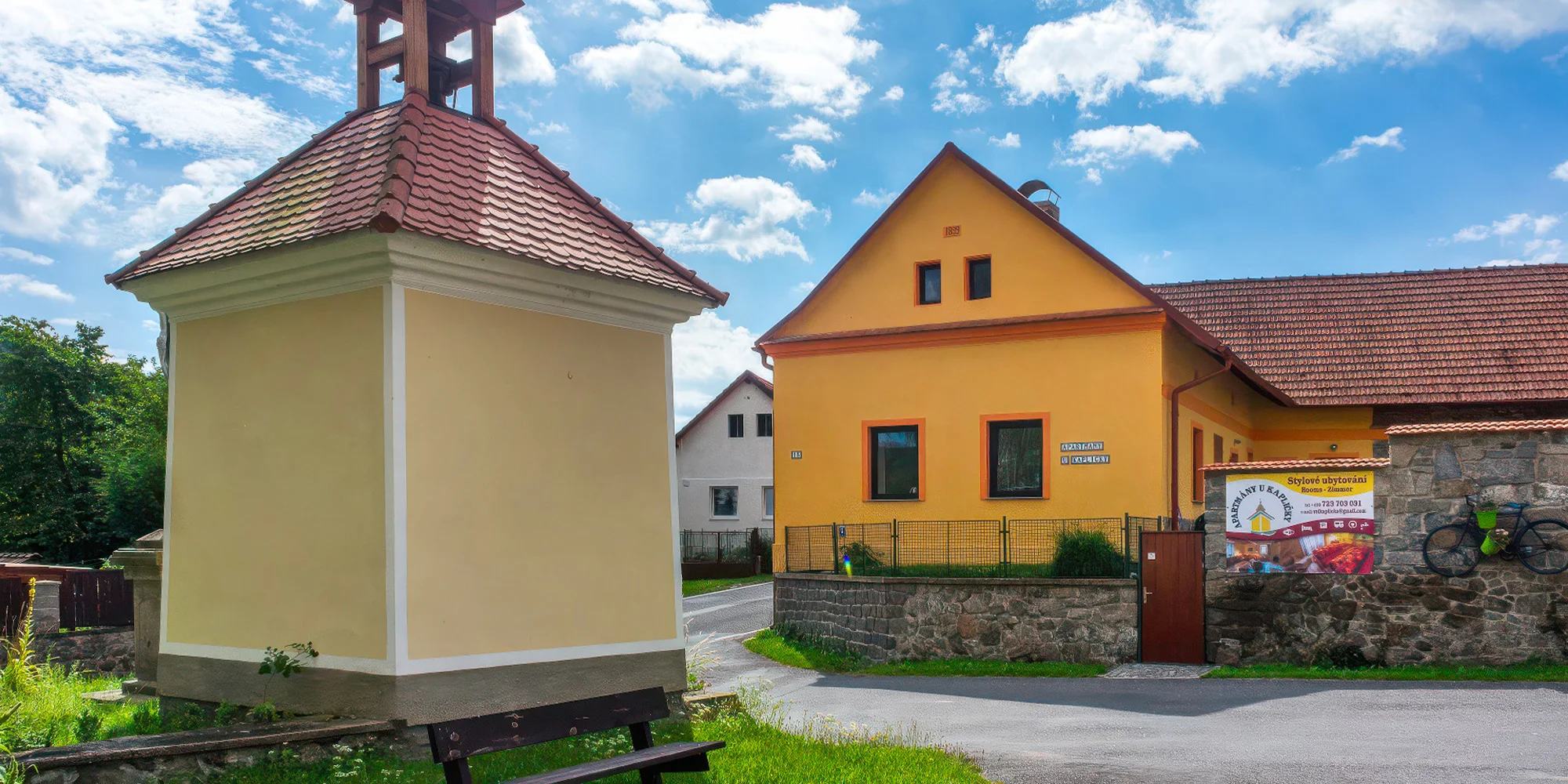 Apartmány na břehu Slapské přehrady s možností wellness
