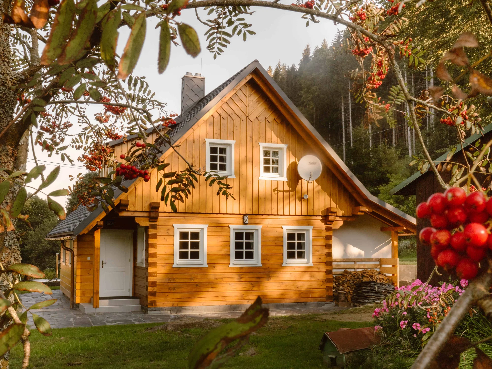 Pobyt v Jeseníkách: apartmány v roubence s koupacím wellness sudem