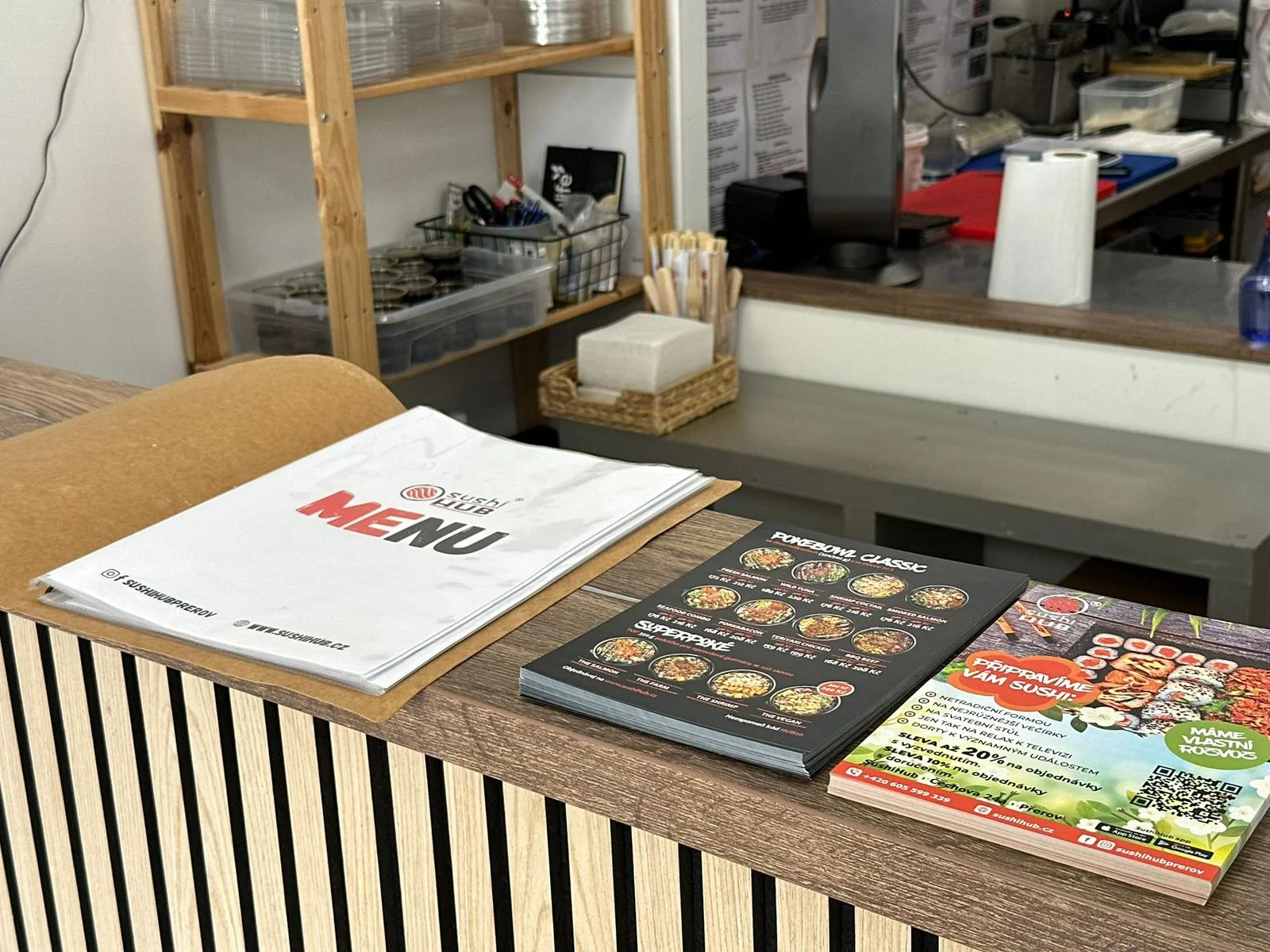 Otevřený voucher do Sushi Hubu v Přerově v hodnotě 300–1000 Kč