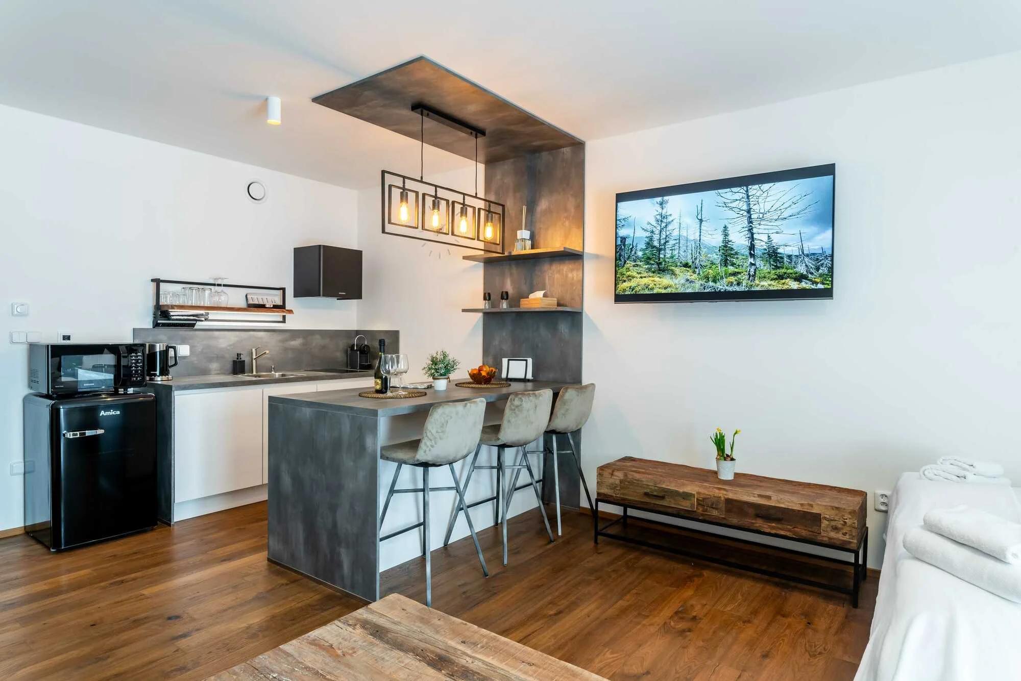 Pobyt v srdci Krkonoš: luxusní apartmány ve Vrchlabí pro 2 až 6 osob