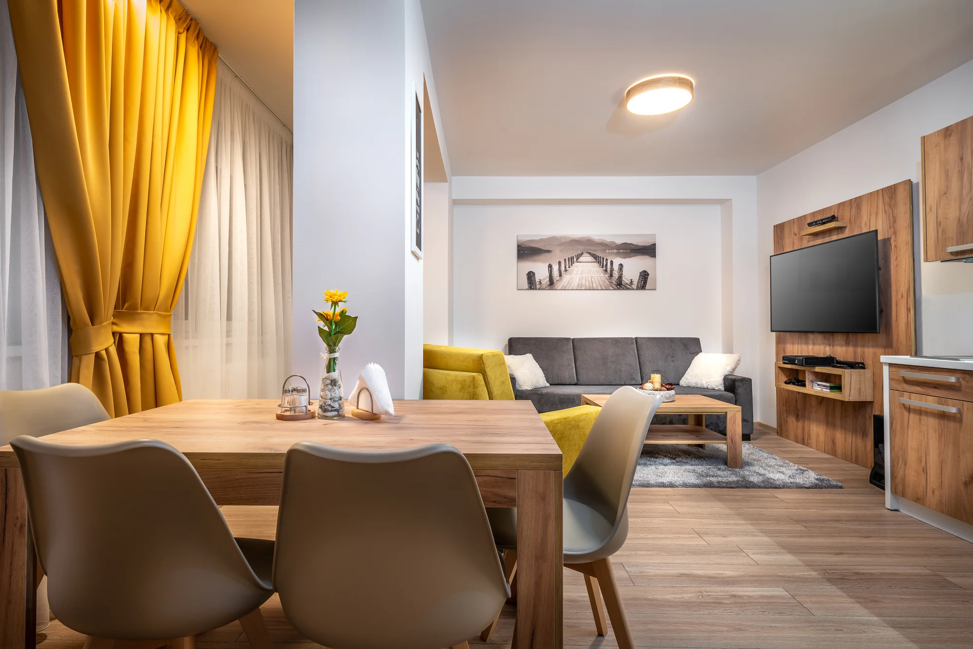 Pohoda na Liptově s bazénem a wellness: apartmán s kuchyňkou až pro 4 osoby