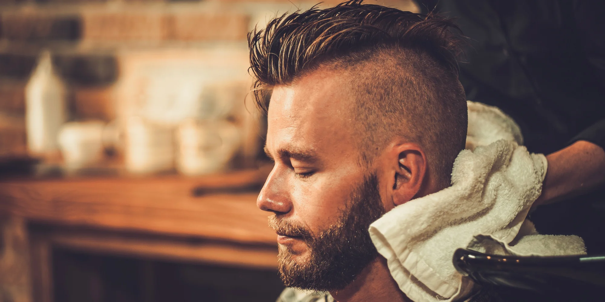 Masáž hlavy, klasický i skin fade střih a úprava vousů