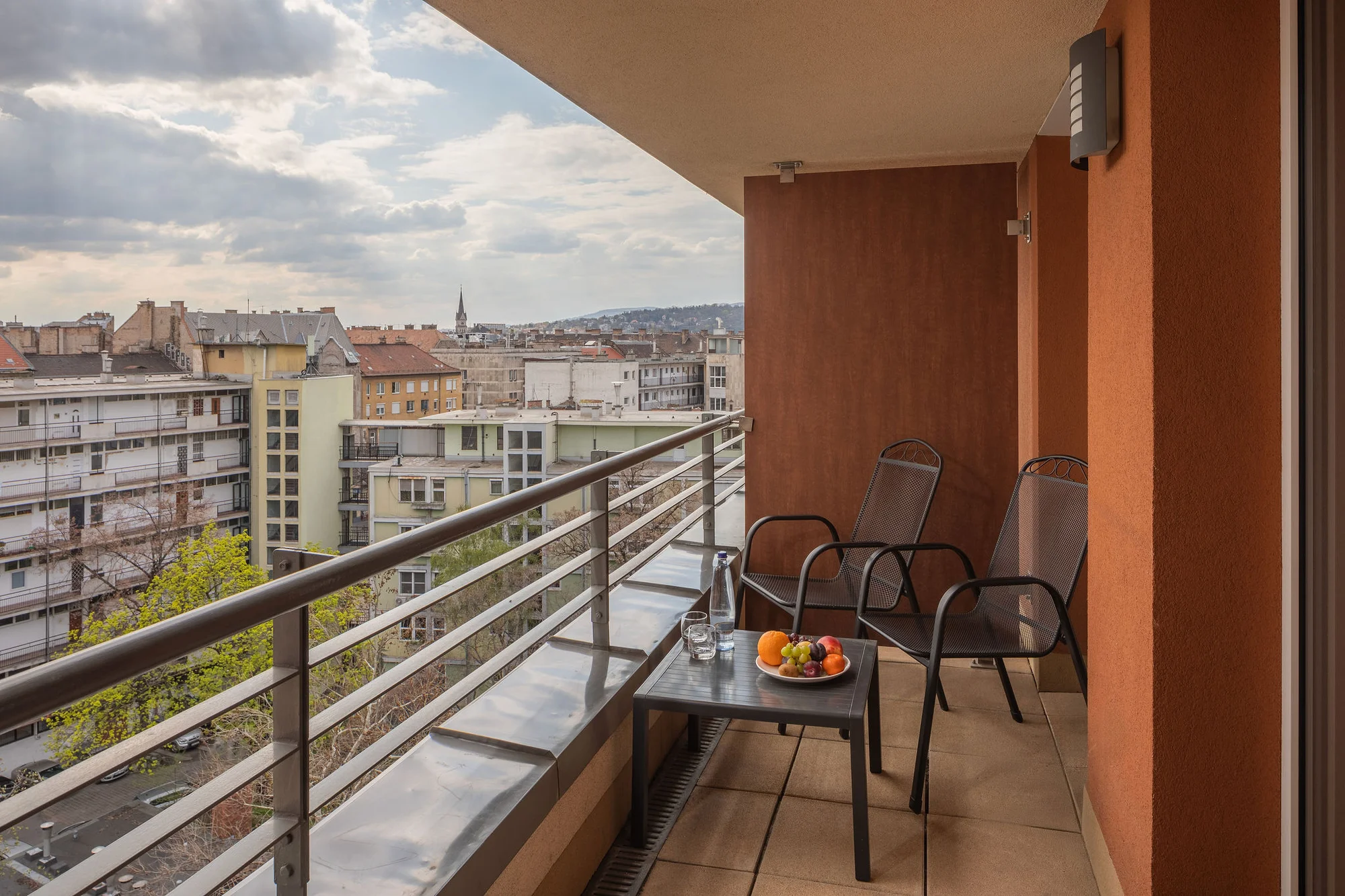 Oceňovaný apartmánový hotel v centru Budapešti: ubytování s vlastní terasou, snídaně