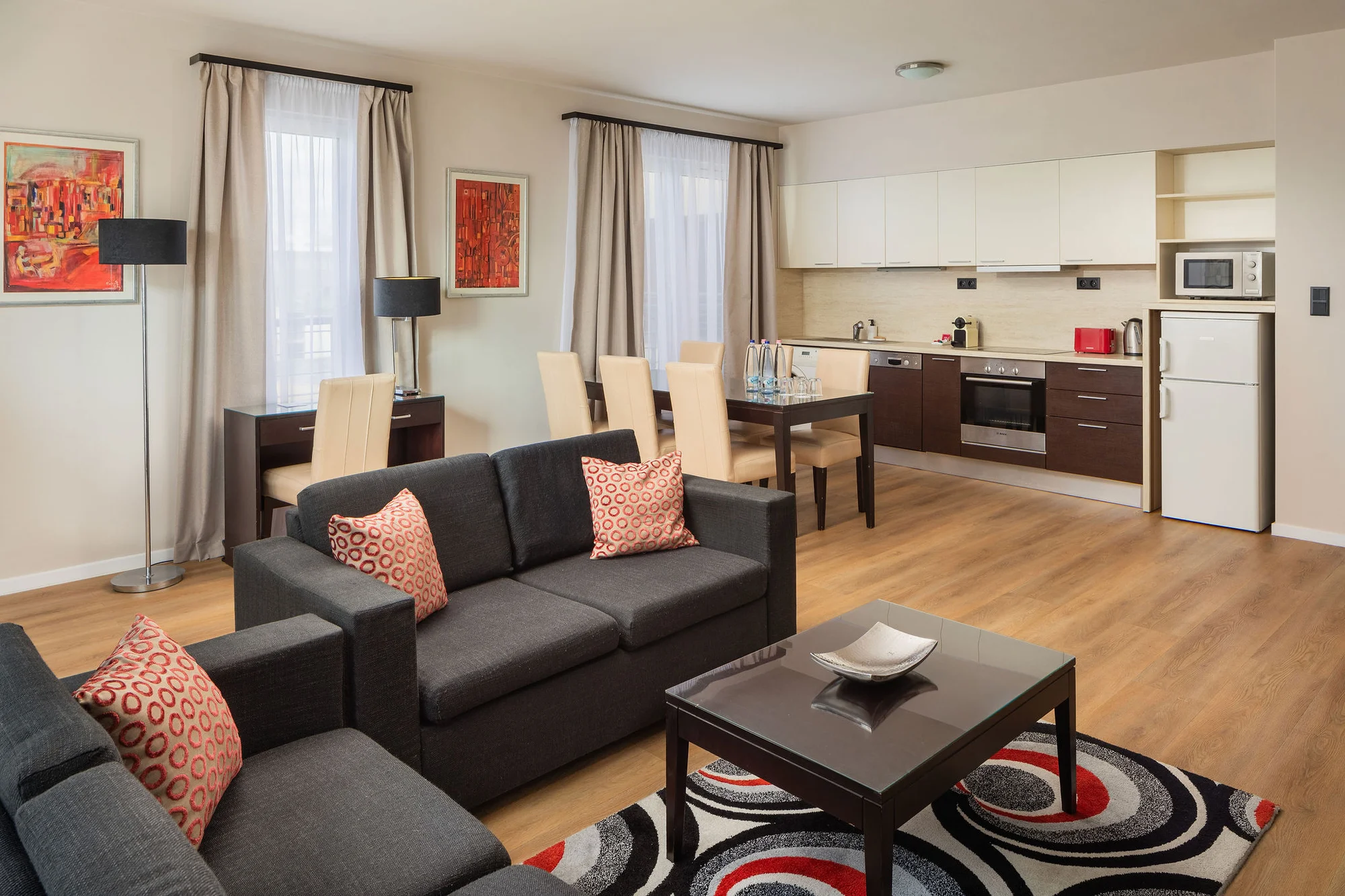 Oceňovaný apartmánový hotel v centru Budapešti: ubytování s vlastní terasou, snídaně