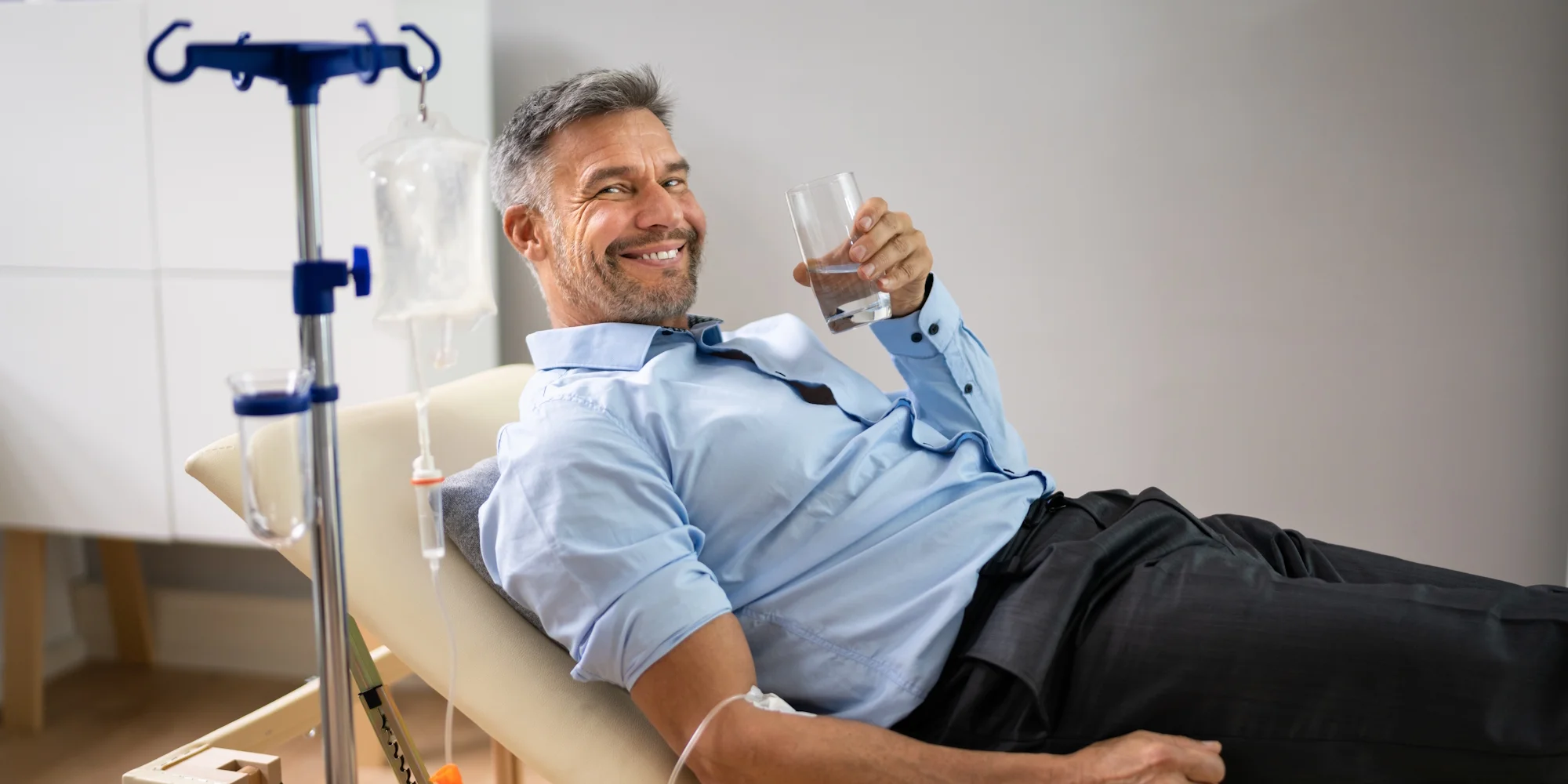 Infuze vitamínu C, hořčíku i dalších vitamínů