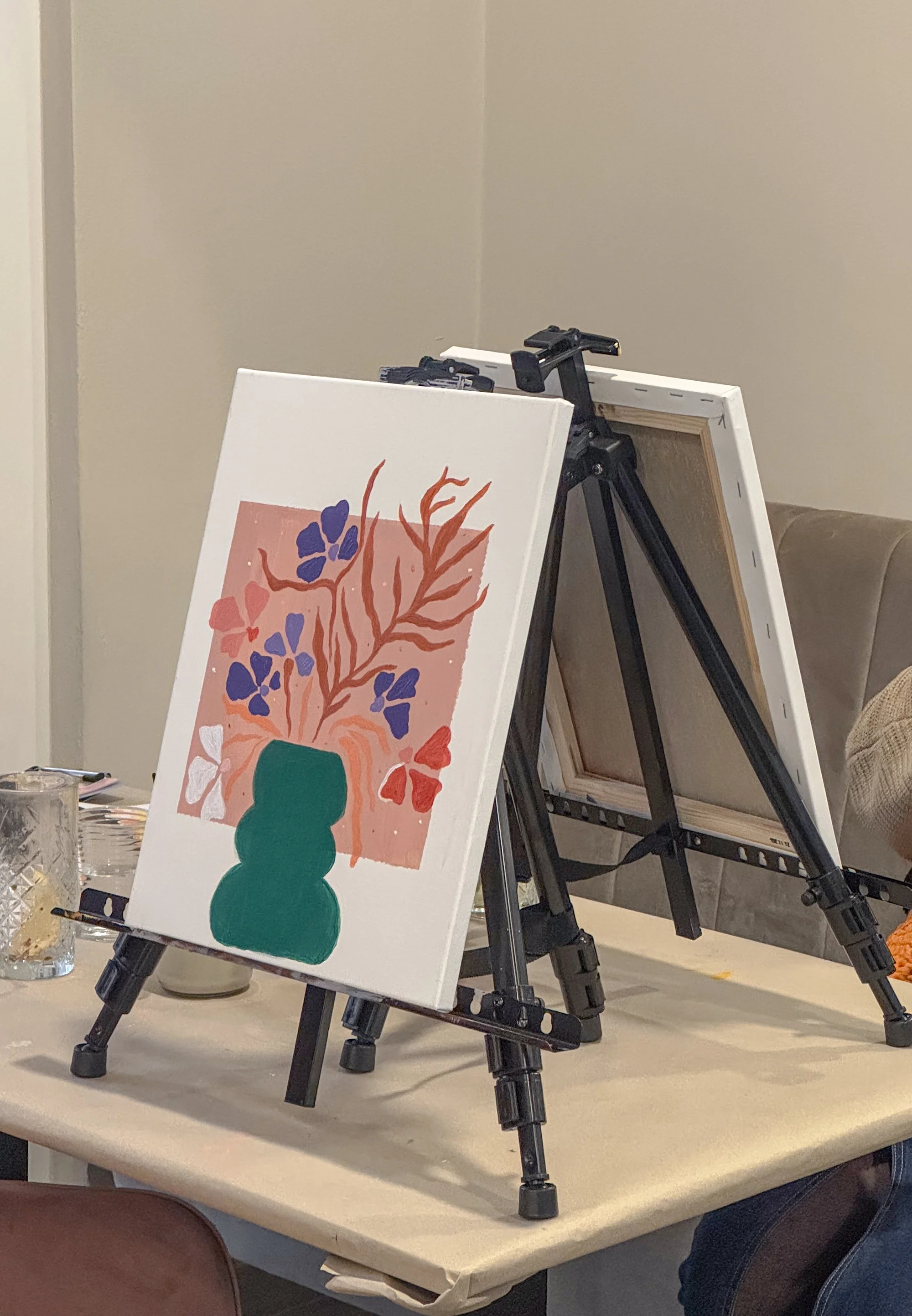 Tříhodinový workshop malování s brunchem pro 1 nebo 2 osoby
