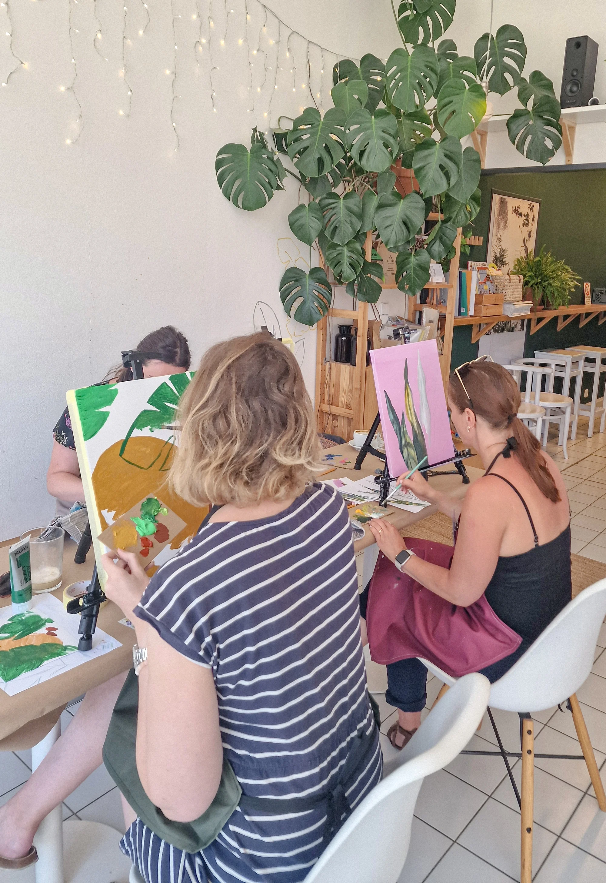 Tříhodinový workshop malování s brunchem pro 1 nebo 2 osoby
