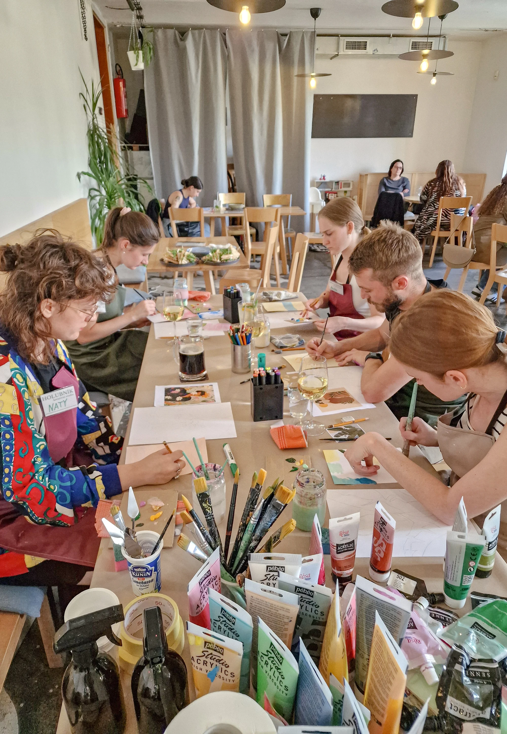 Tříhodinový workshop malování s brunchem pro 1 nebo 2 osoby